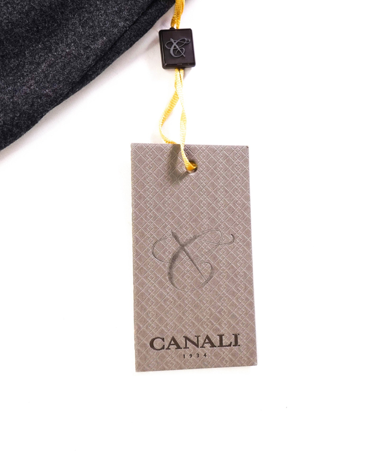 $625 CANALI - Gray Flannel Wool Pants - 36W