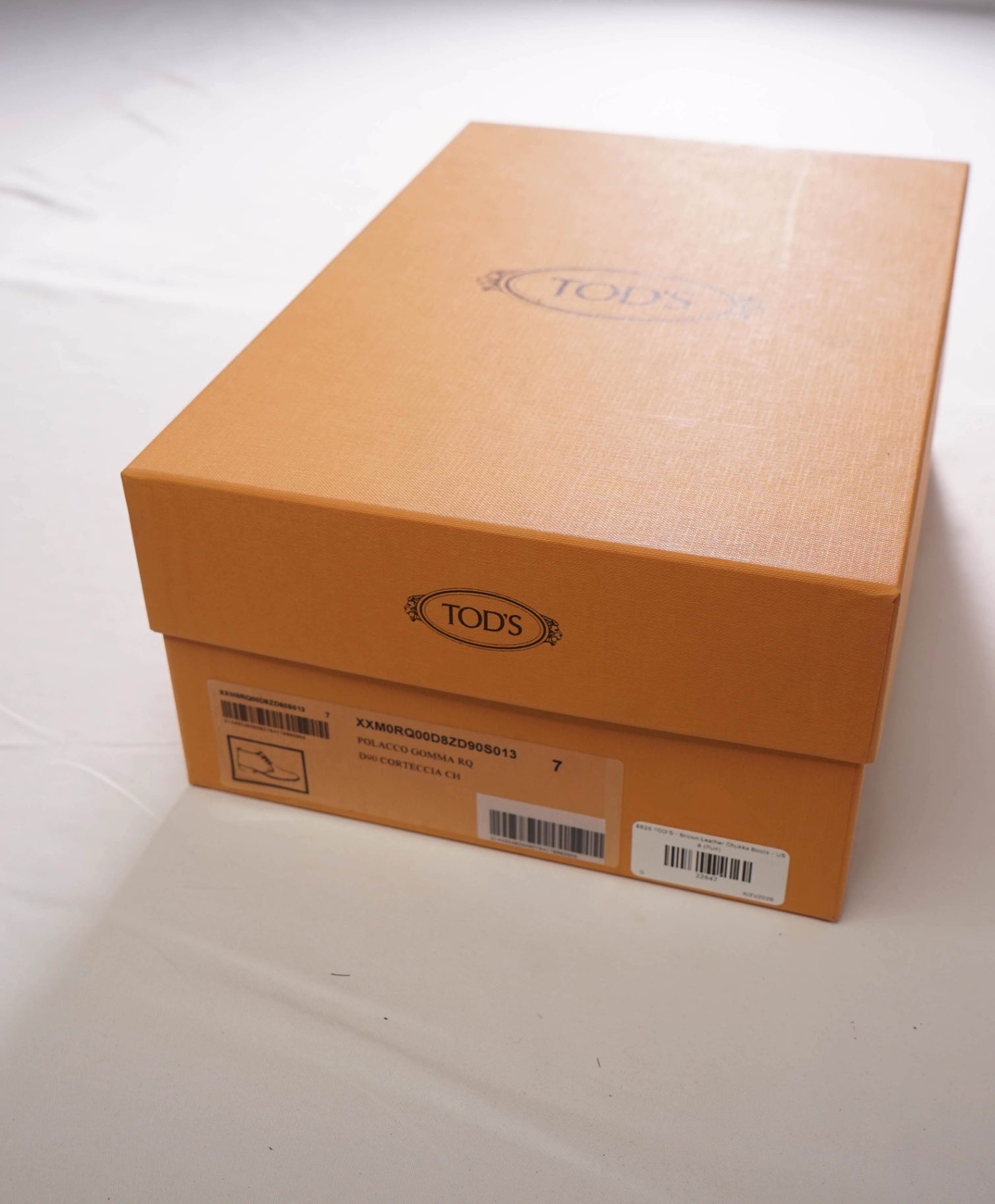 $825 TOD'S - Brown Leather Chukka Boots - US 8 (7UK)