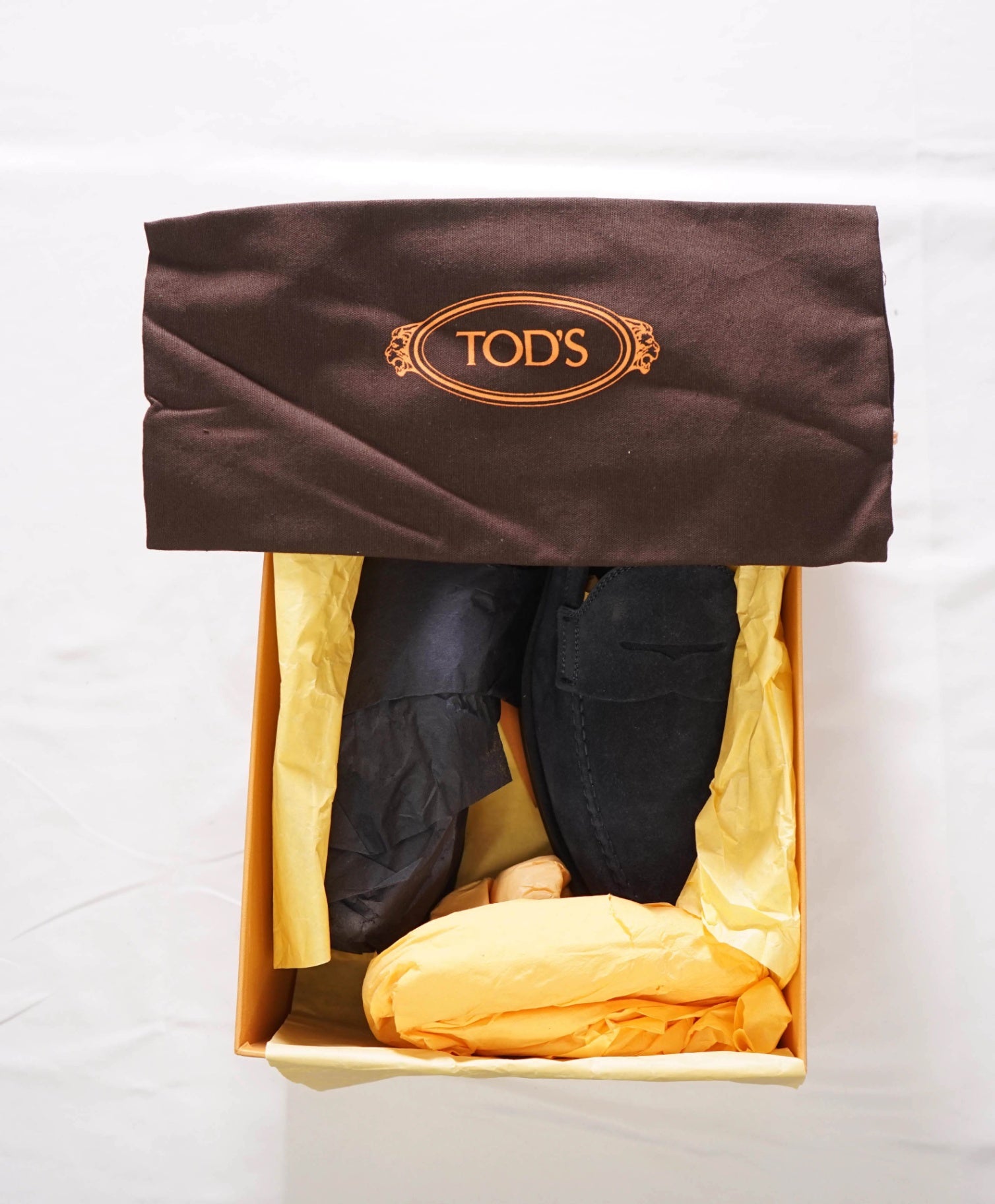 $925 TOD'S - Navy Blue Suede BOSTON Loafers - US 8.5 (7.5UK)