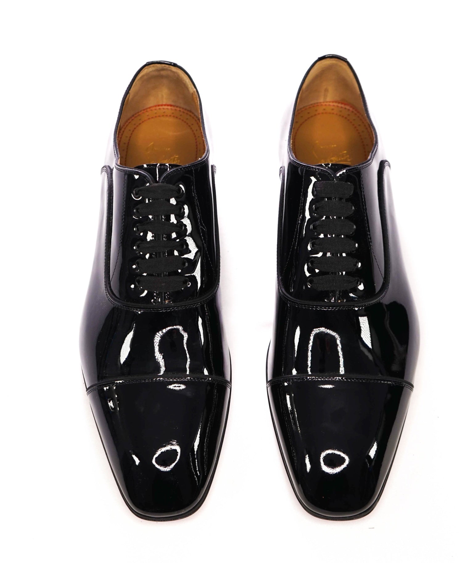 $1,295 LOUBOUTIN - Black Patent "GREGGYROCKS" Oxfords - US 12.5 (45.5EU)