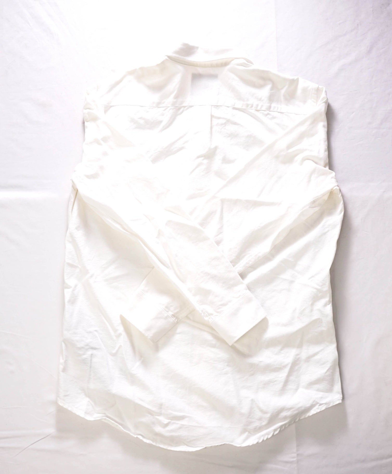 $595 PALM ANGELS - White/Gold Cotton Button Down Shirt - 38 (Small)