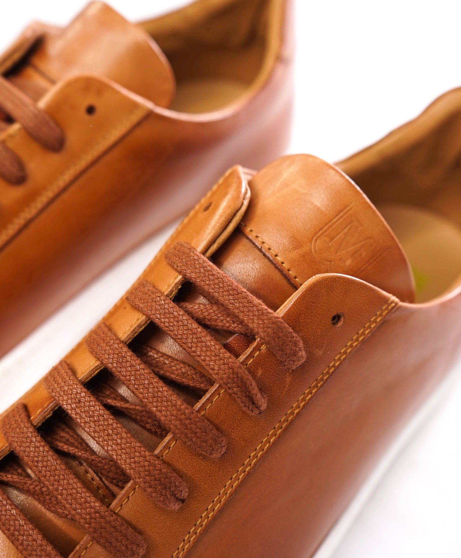 $299 BRUNOMAGLI - Brown Leather Sneakers - 10