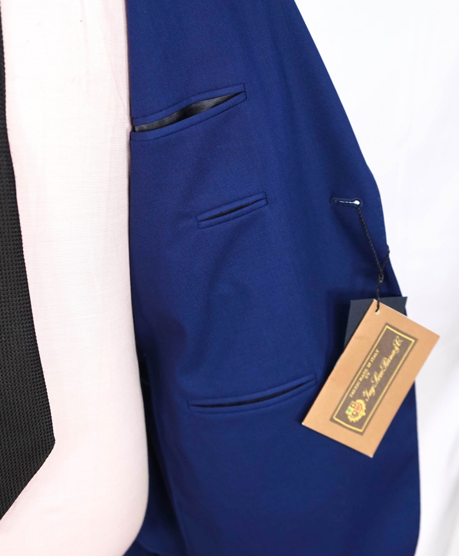 $2,195 LORO PIANA For NEIMAN- Coablt Blue Wool Suit - 42R