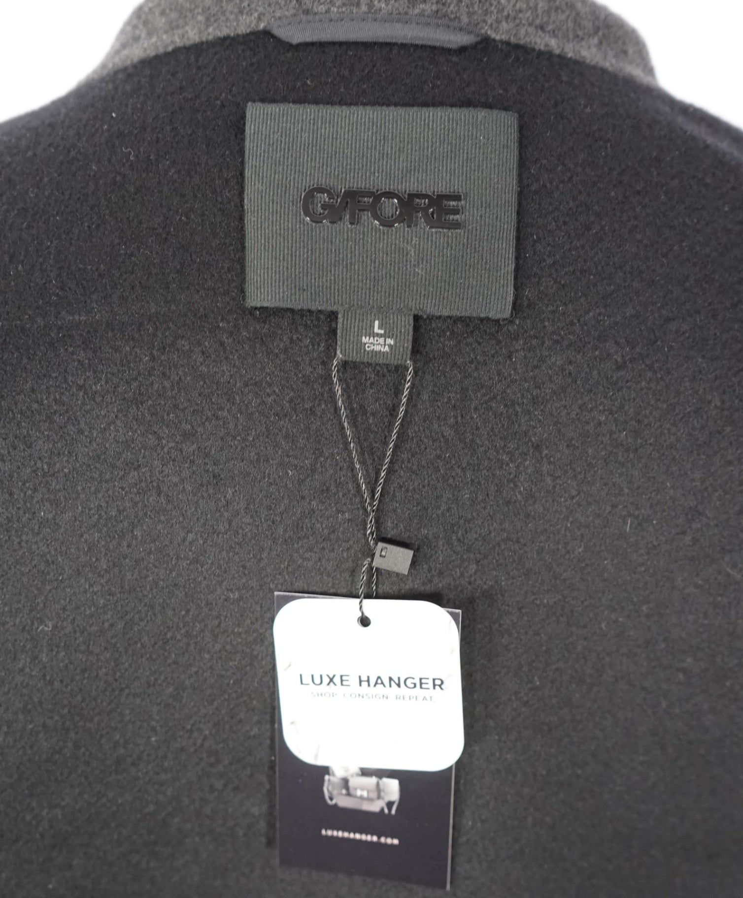 $995 G/FORE - Gray 100% Cashmere Chore Jacket - L