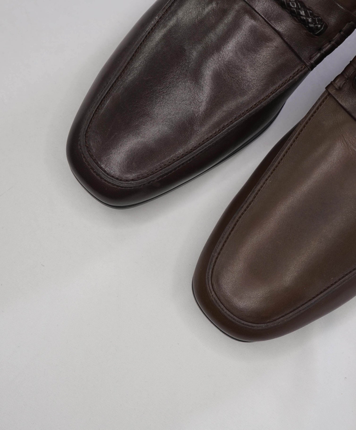 $750 TOD'S - *DISPLAY* Brown Leather Loafers - US 8 (7UK)