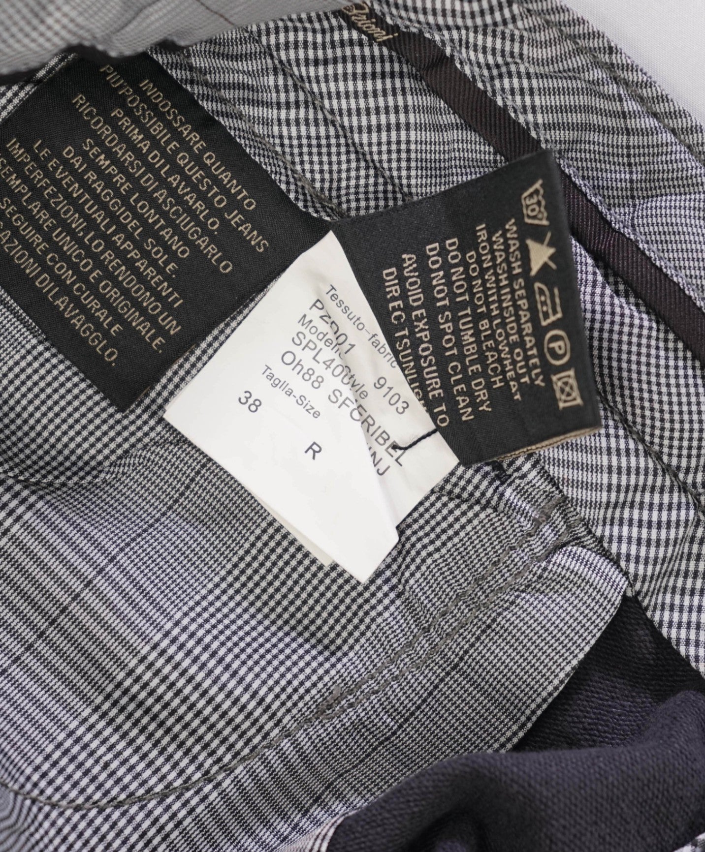 $700 BRIONI - Gray Corduroy 5-Pocket Casual Pants - 38W