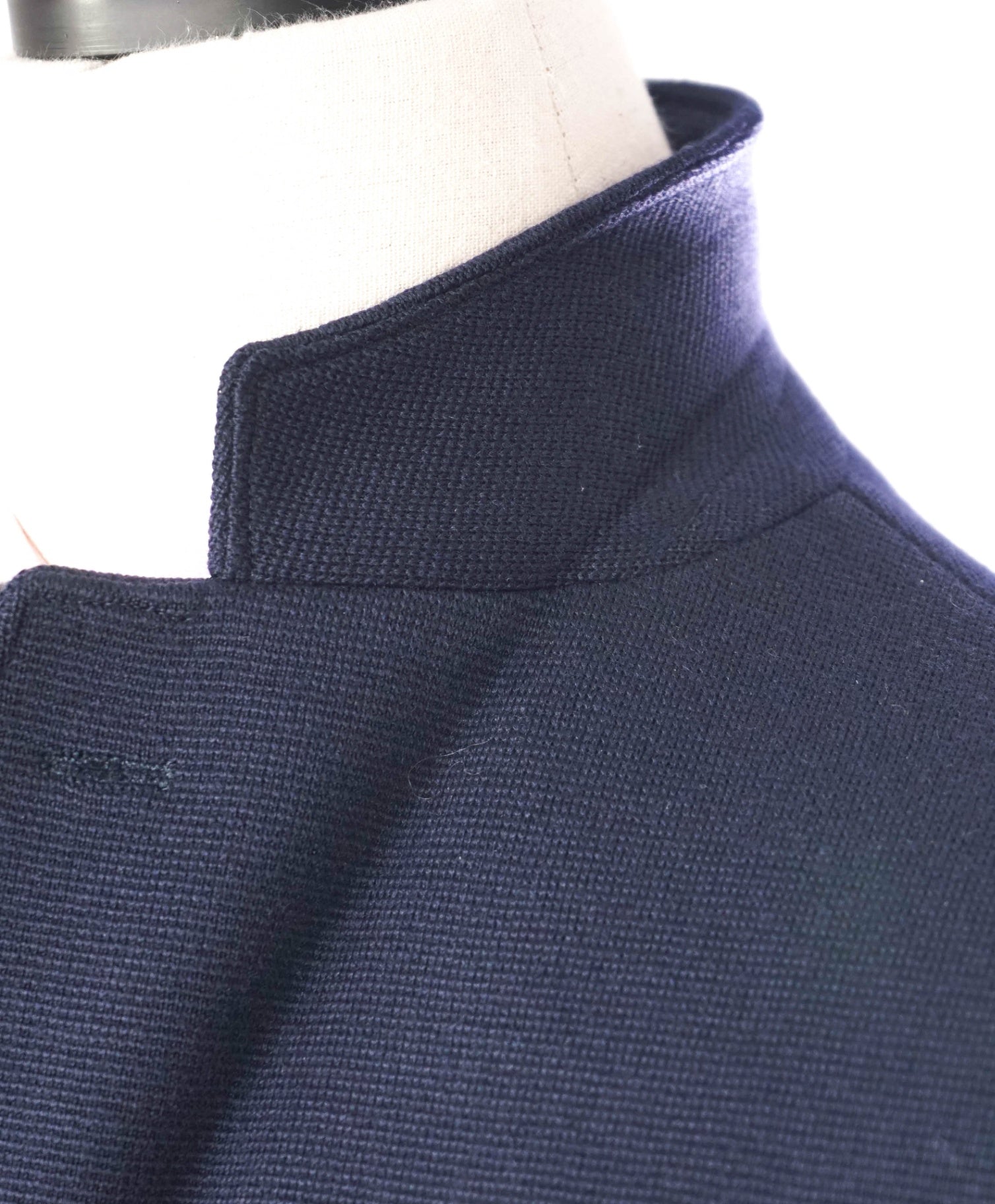 $2,495 RALPH LAUREN PURPLE LABEL - Navy Waffle Knit Wool Blazer - 42R