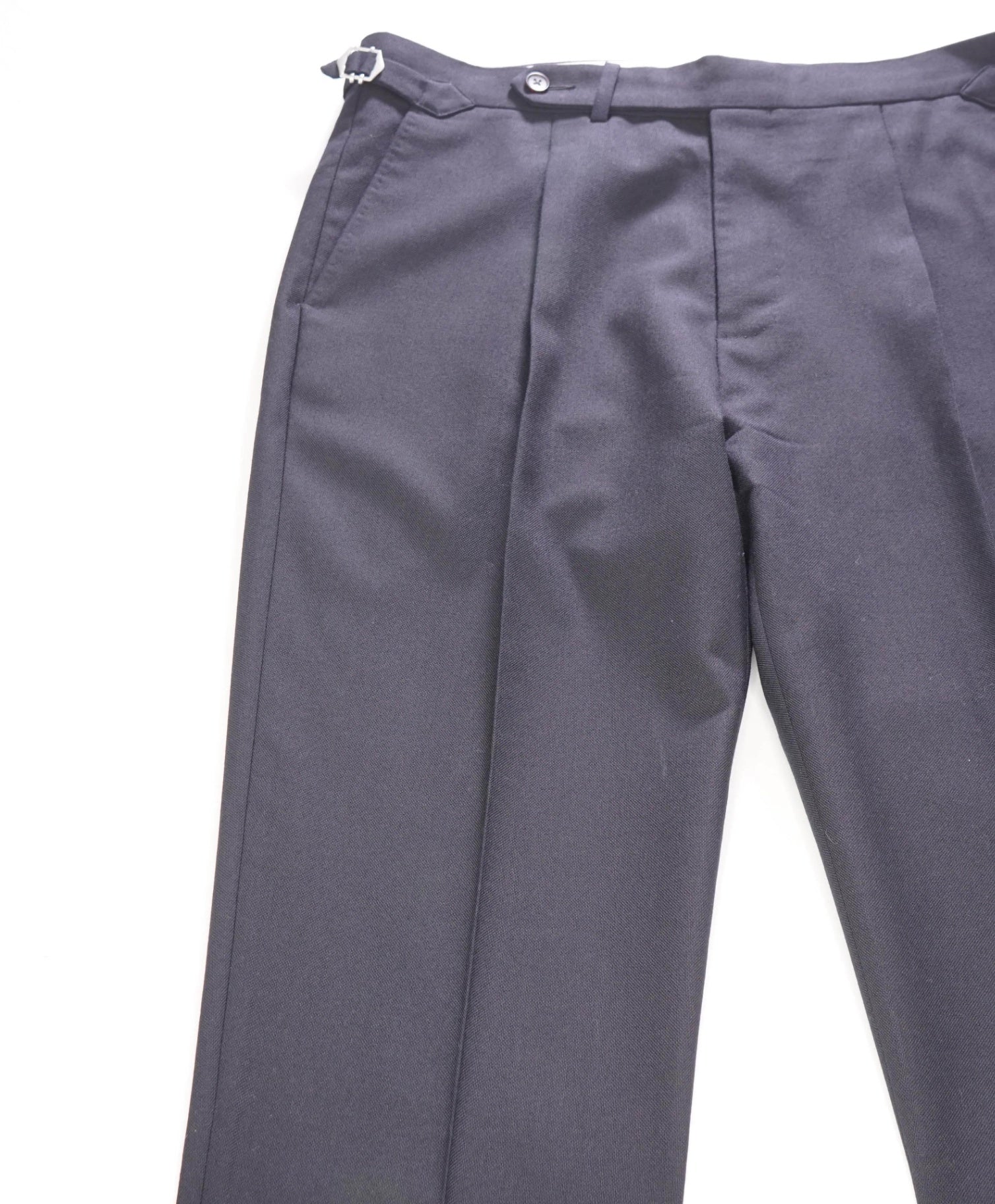 $209 SUITSUPPLY - Textured Navy Black Wool Pants - 36W