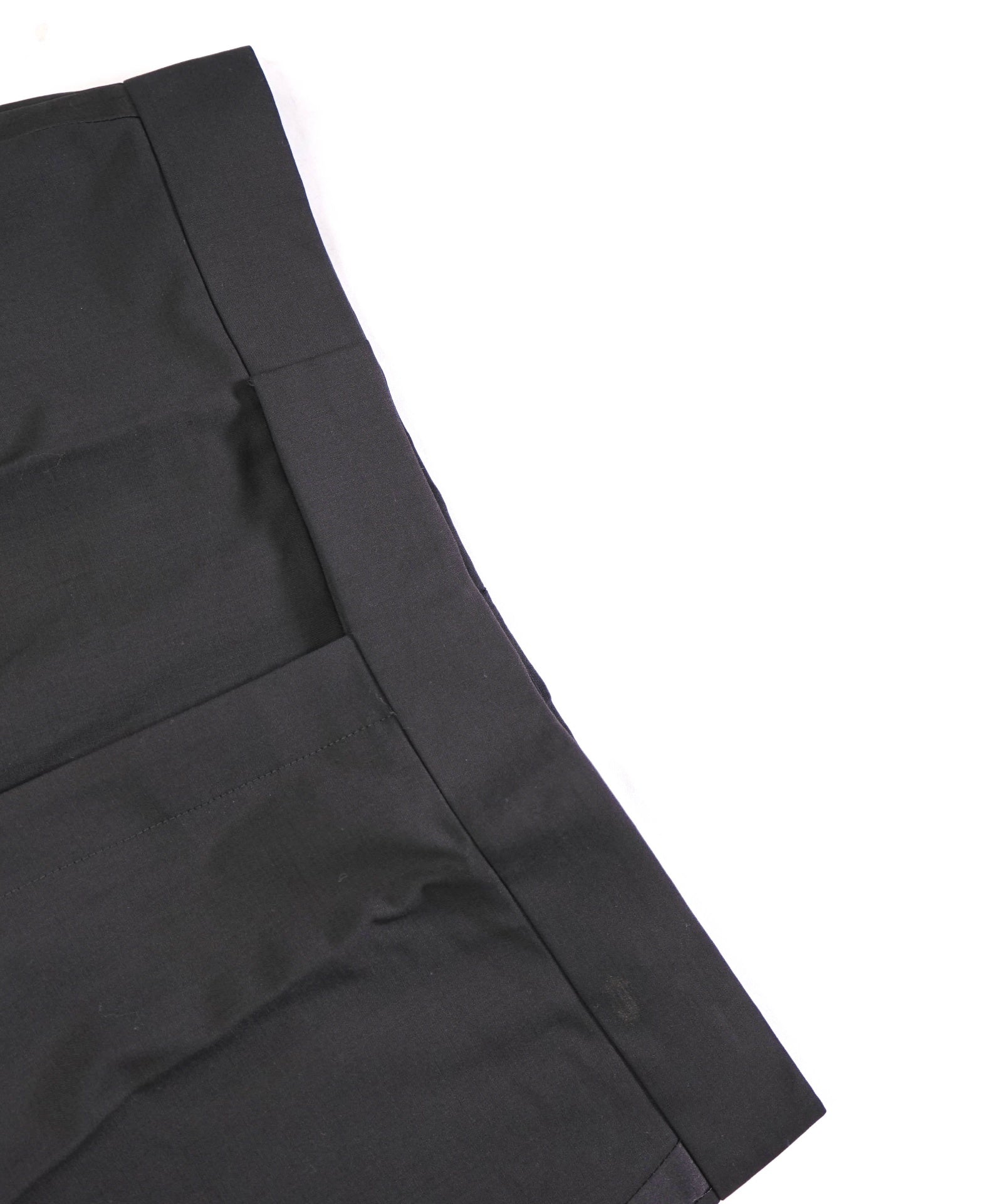 $695 ARMANI COLLEZIONI - Black Tuxedo Pants - 39W