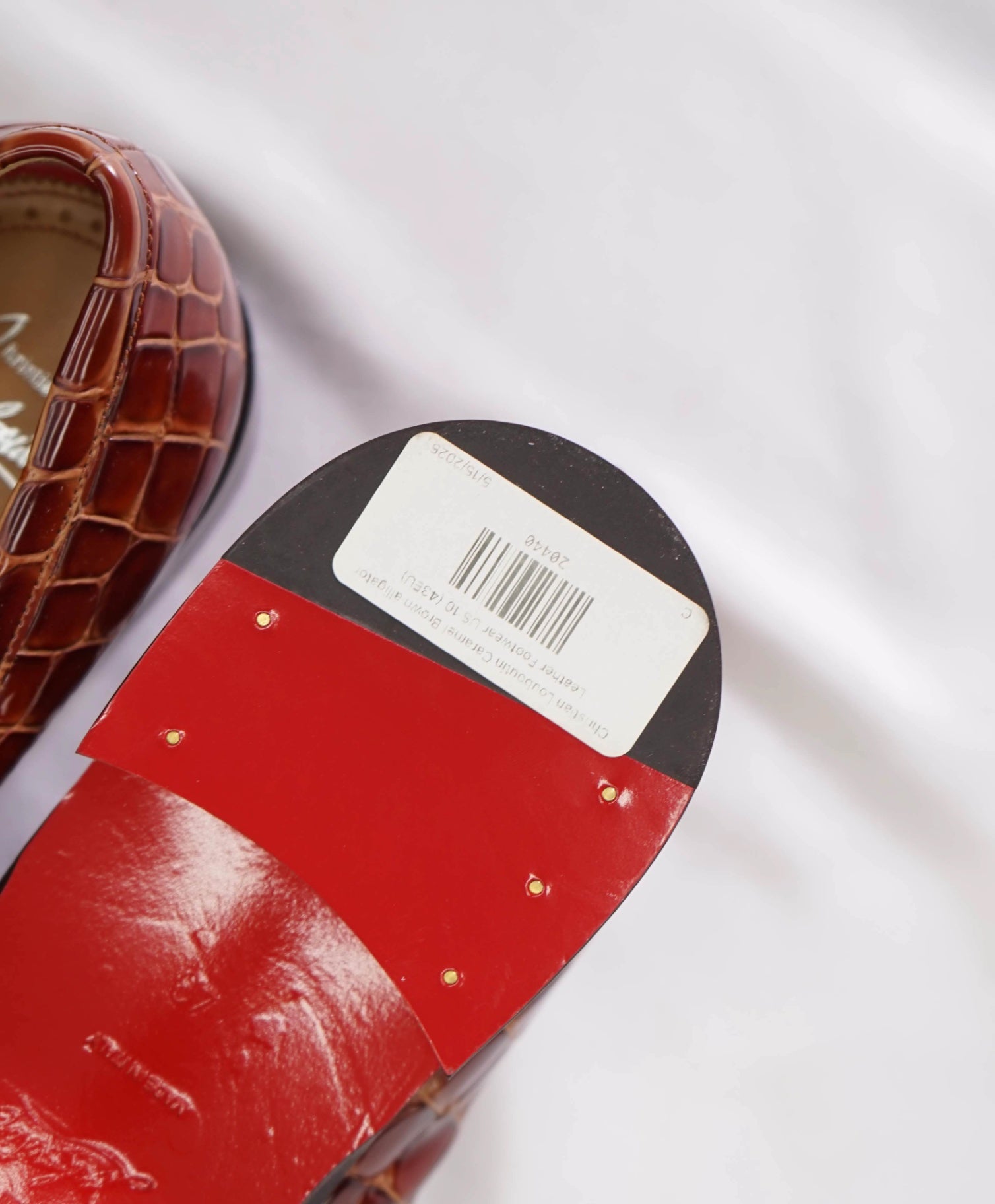 $1,195 LOUBOUTIN - Caramel Brown Leather Footwear - US 10 (43EU)