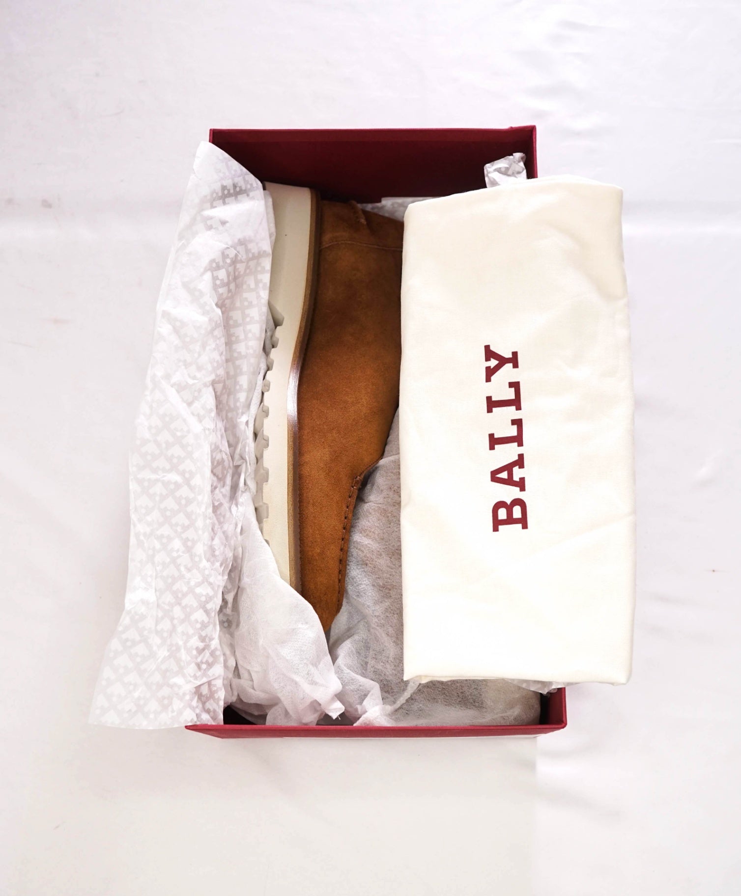 $820 BALLY - Brown Suede Derby - US 11 (10UK)