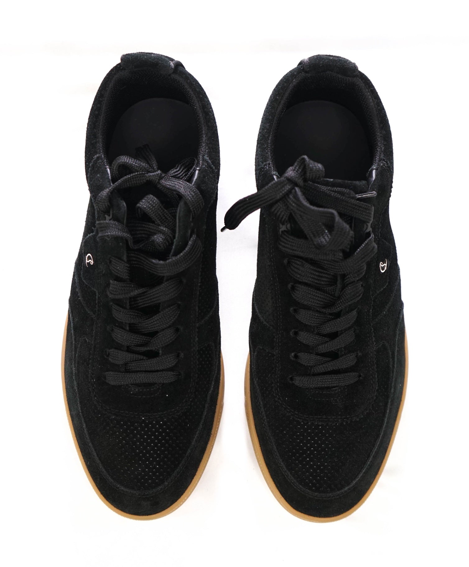 $990 CHRISTIAN LOUBOUTIN - Black Suede Sneakers - US 10 (43EU)