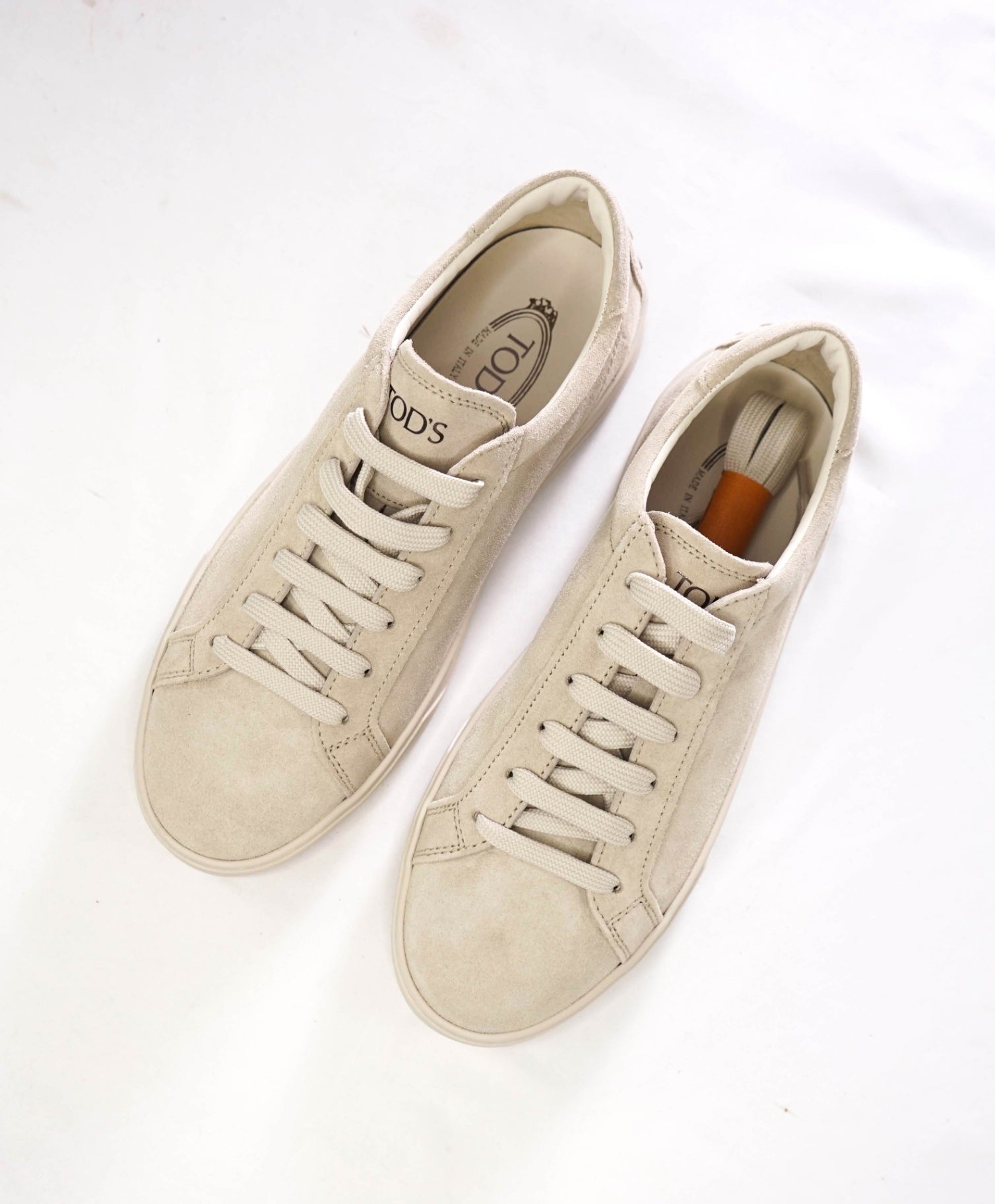 $750 TOD'S - Gray Suede Sneakers - US 9 (8UK)