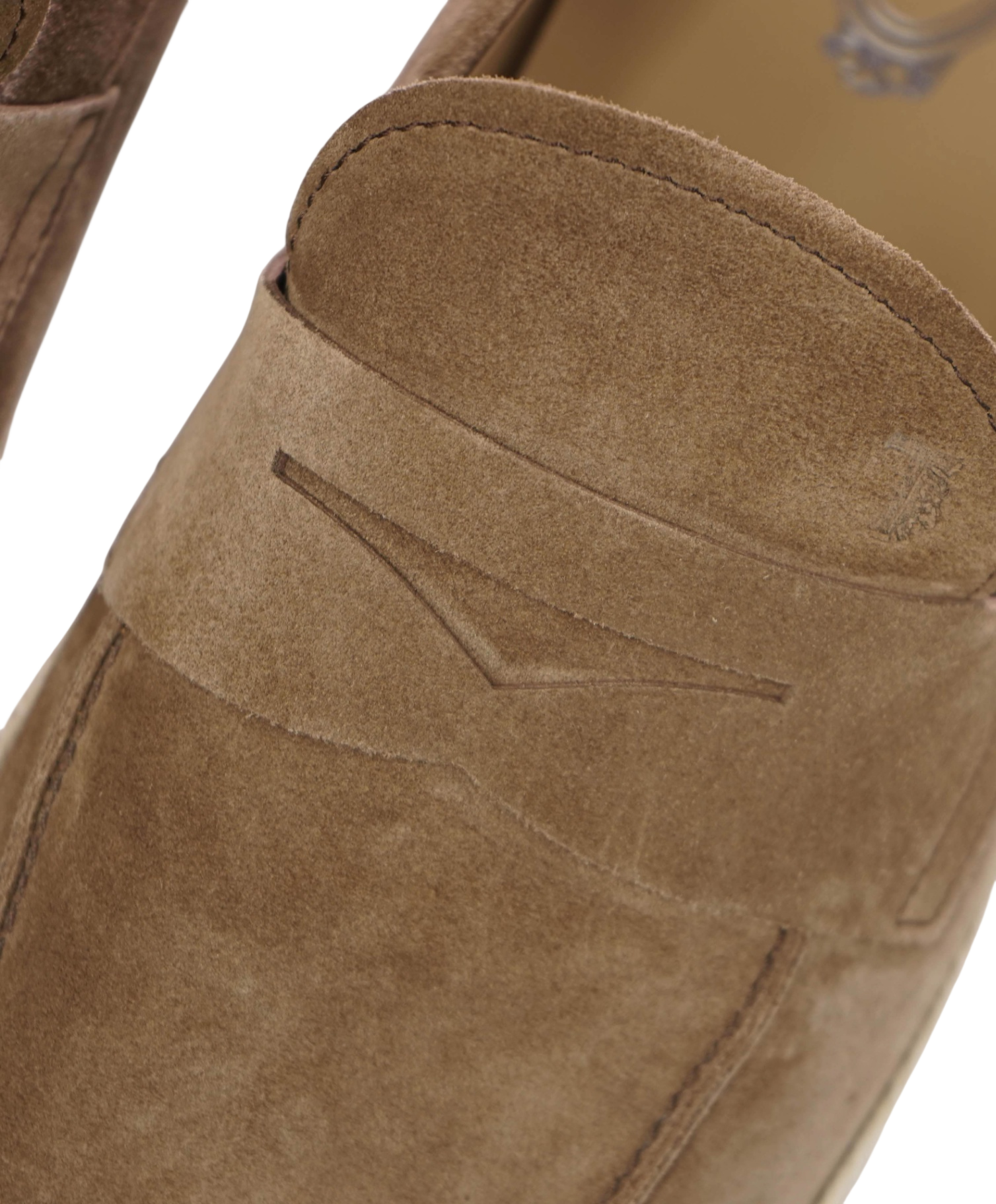 $995 TOD'S - Tan Suede Penny Loafers - US 11.5 (UK10.5)