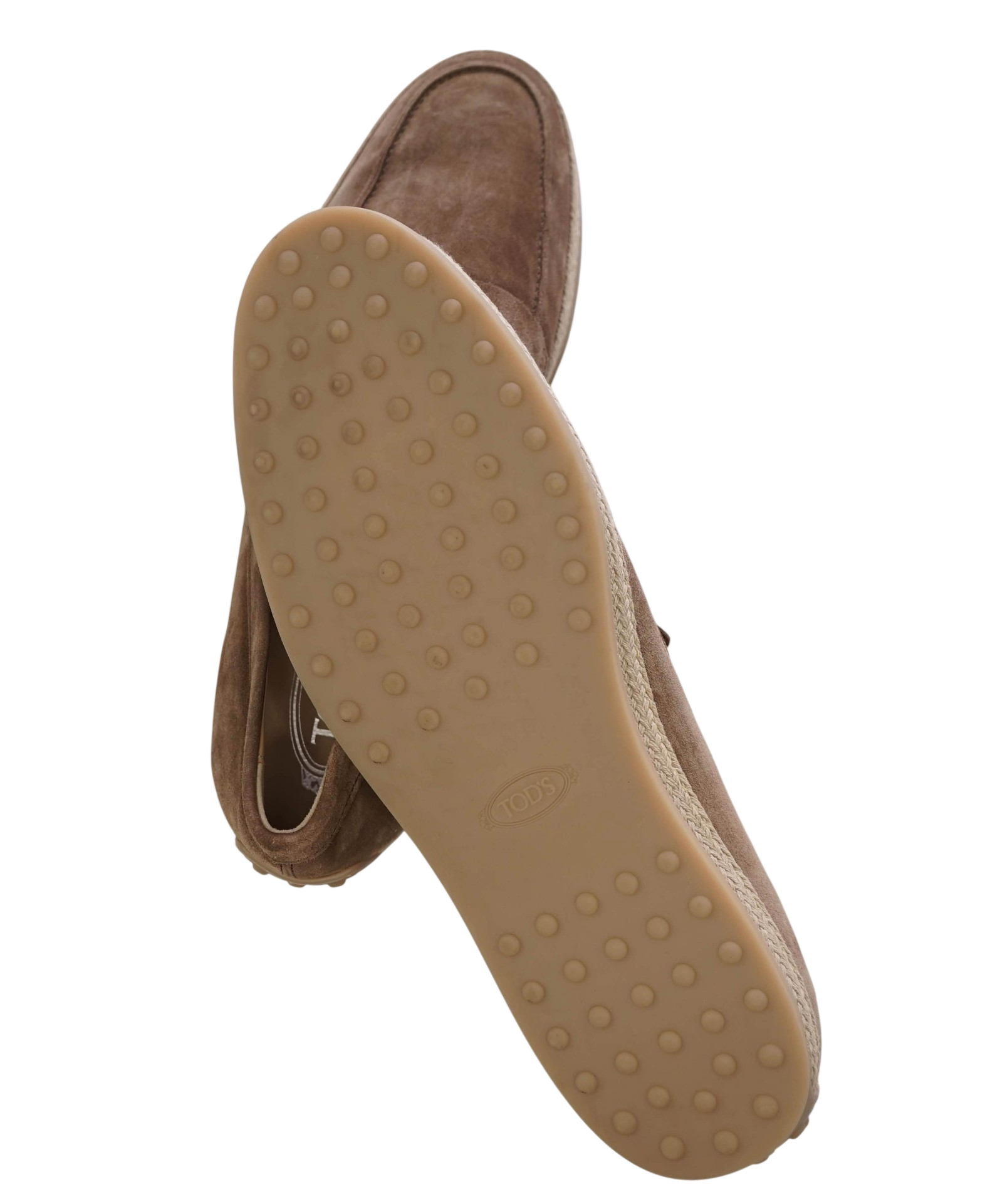 $995 TOD'S - Tan Suede Penny Loafers - US 11.5 (UK10.5)