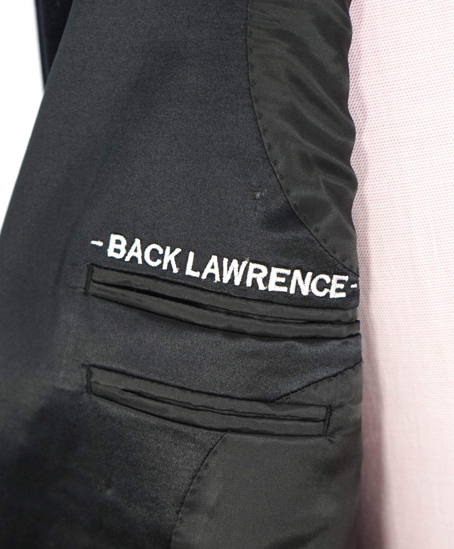 $1,595 BACK LAWRENCE -Black Velvet Double Breasted Shawl Dinner Jacket- 40 (50EU)