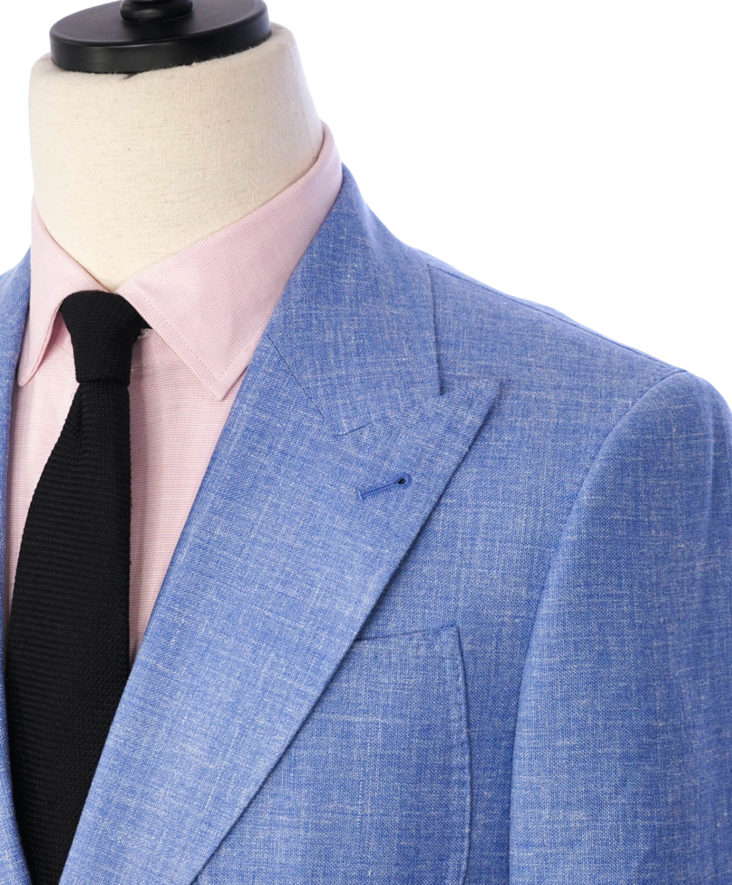$1,395 VBC for BACK LAWRENCE - Light Blue Wool/Silk/Linen Blazer - 38R
