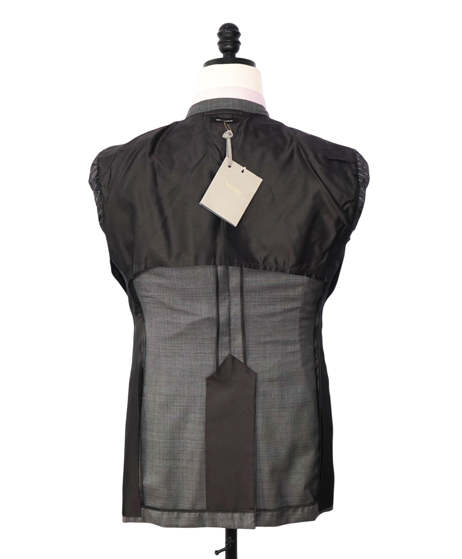 $5,490 TOM FORD - Gary Plaid Wool/Silk "BASE E" Suit - 36R
