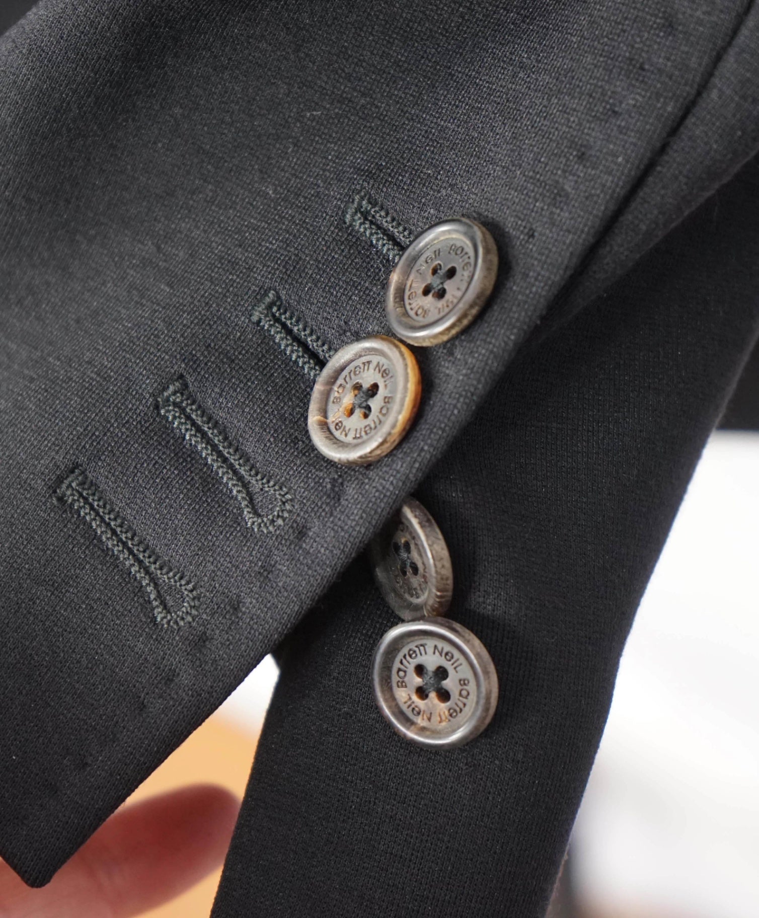 NEIL BARRETT - Black Viscose/Polyamide/Viscose Blazer - 38 Skinny Fit