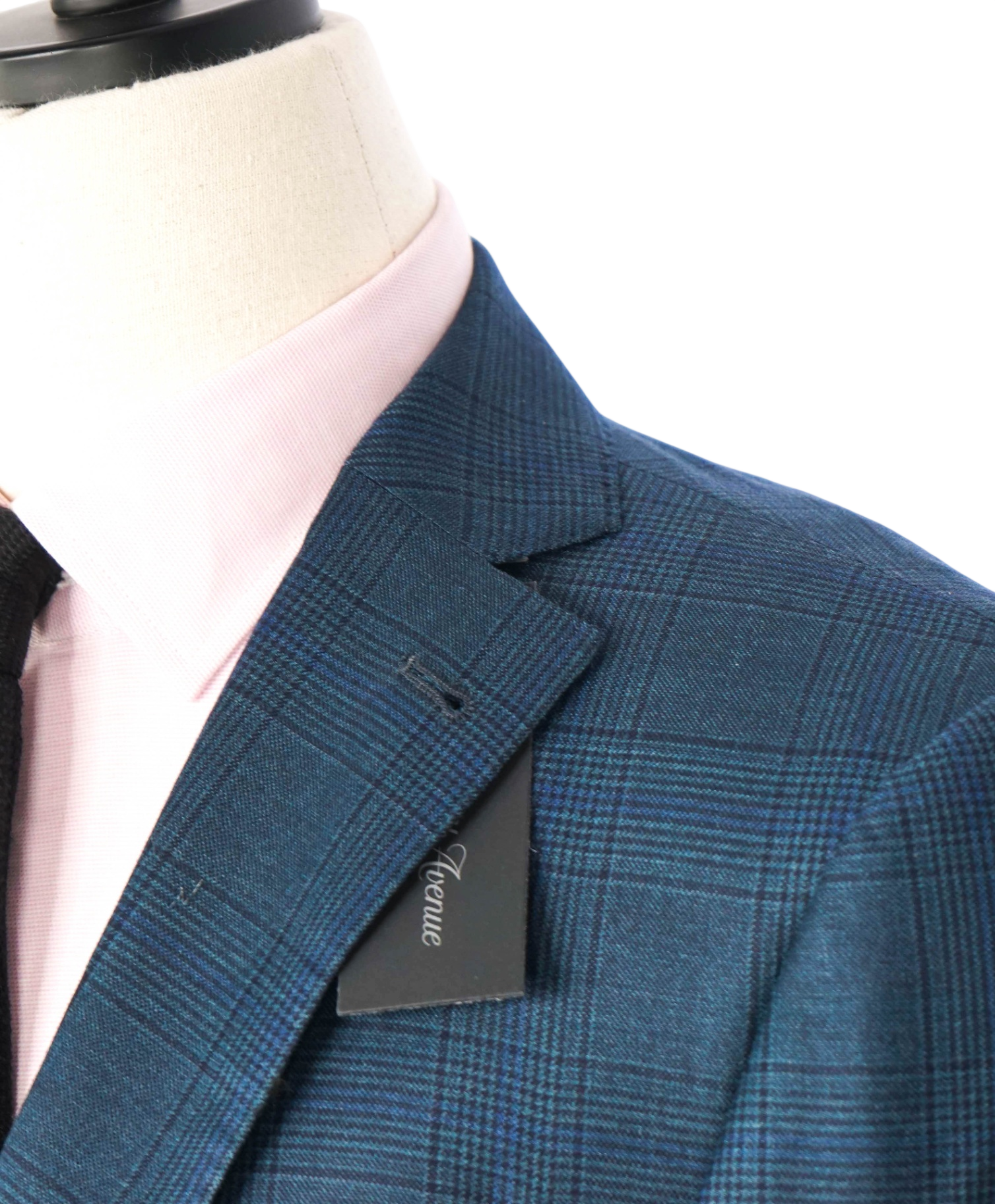$1,295 LORO PIANA For S5A - Blue Plaid Wool Blazer - 40R