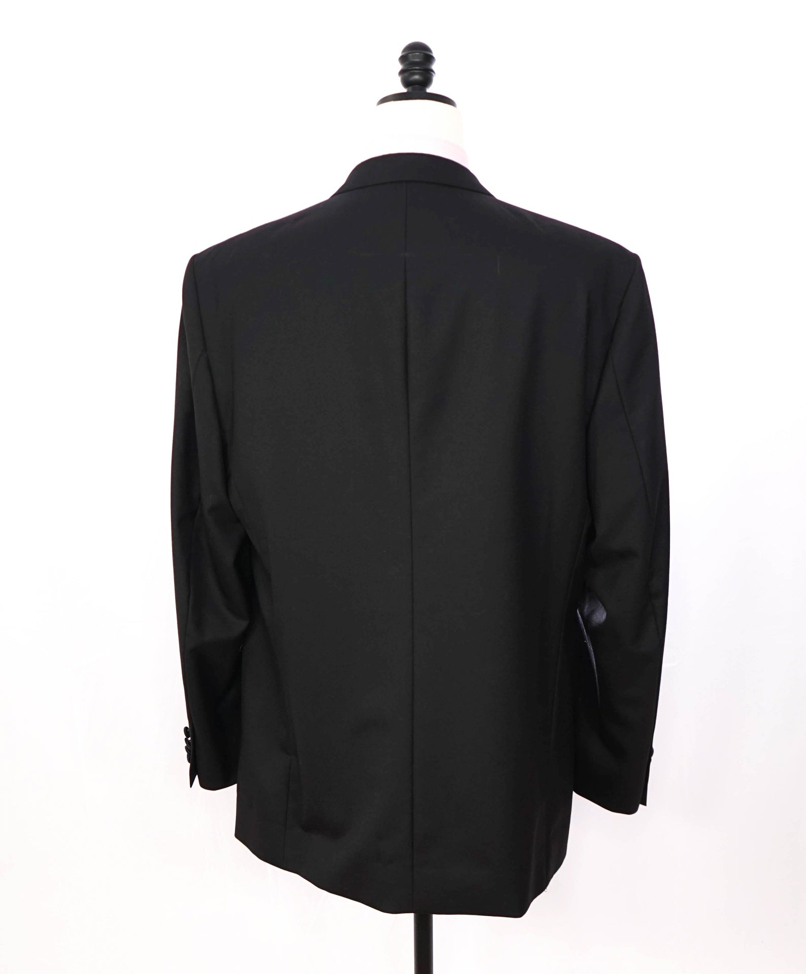 LORO PIANA For SFA - Black Super 120's Wool Dinner Jacket - 44L