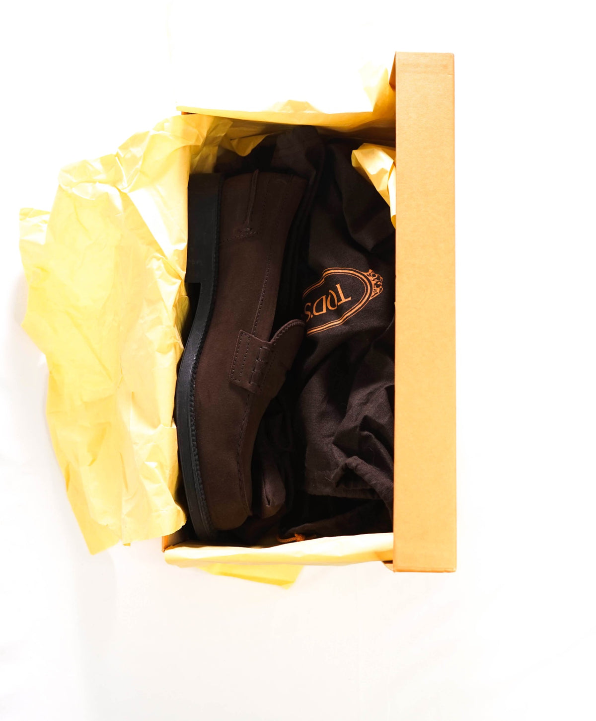 $875 TOD'S - Brown Suede Boston Penny Loafers - US 9 (8UK)