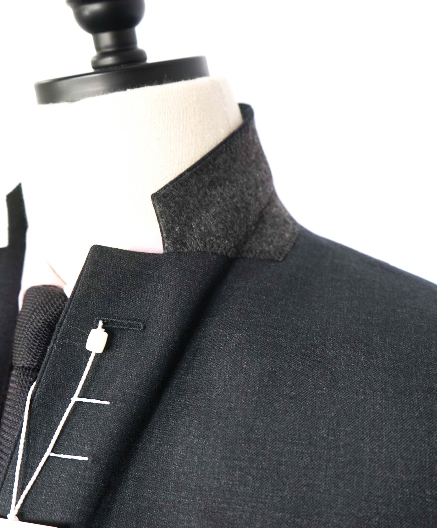 $420 CHARLES TYRWHITT - Solid Gray Super 110 Wool Blazer - 40L