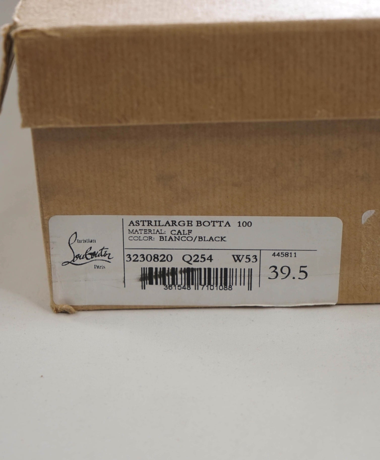 $1,995 LOUBOUTIN - Leather ASTRILARGE 100mm Knee Boots - 39.5EU