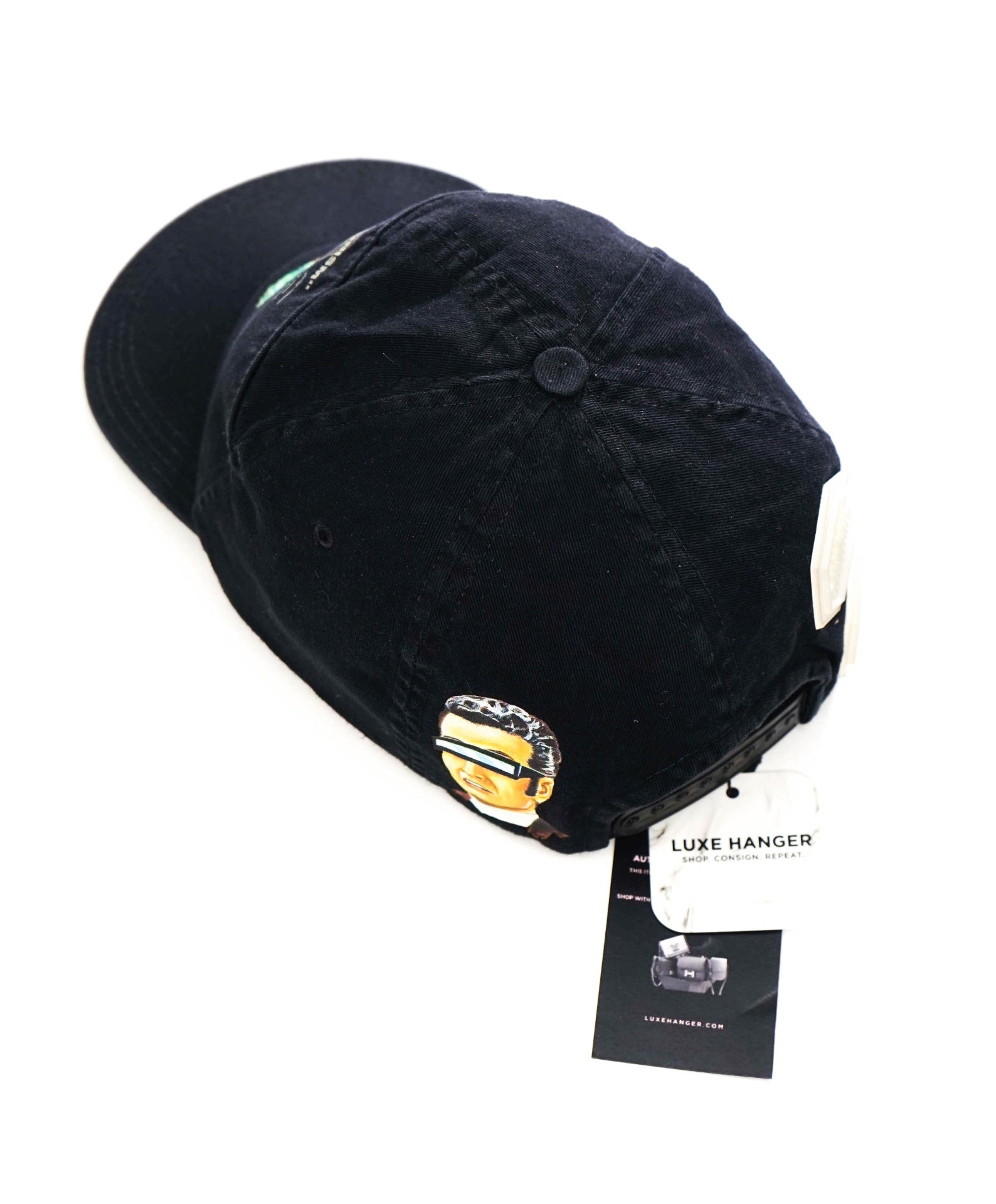 $315 OFF-WHITE - "IMPRESSIONISM" Black Baseball Hat - O/S
