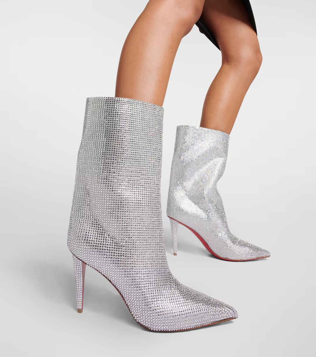 $5,995 LOUBOUTIN LMTD EDTN -Crystal ASTRILARGE 85mm- 38EU