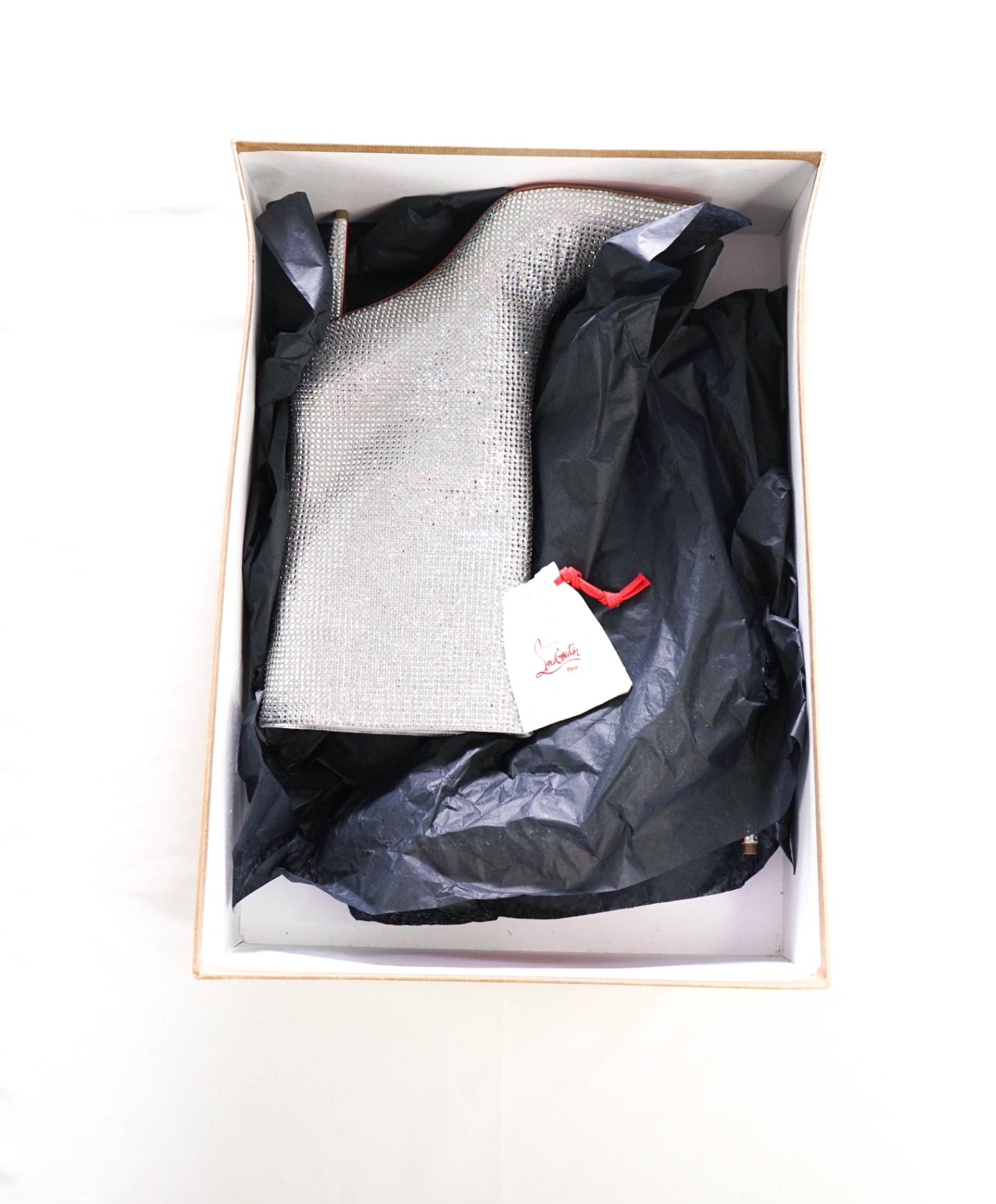 $5,995 LOUBOUTIN LMTD EDTN -Crystal ASTRILARGE 85mm- 38EU