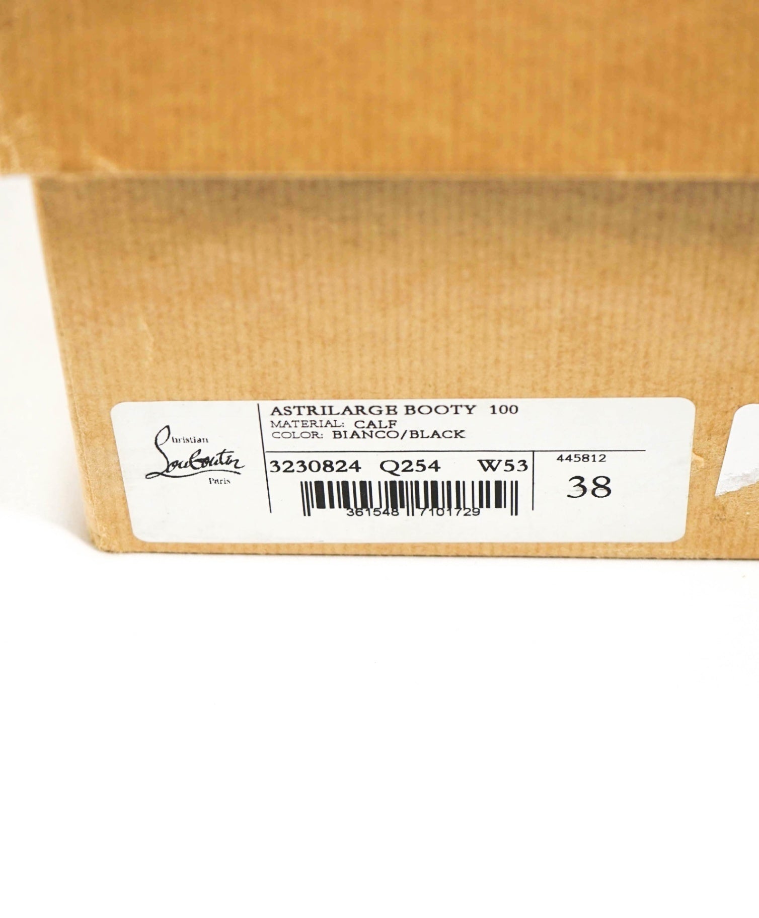 $1,595 LOUBOUTIN - "ASTRILARGE BOOTY" 100mm Boots -38EU