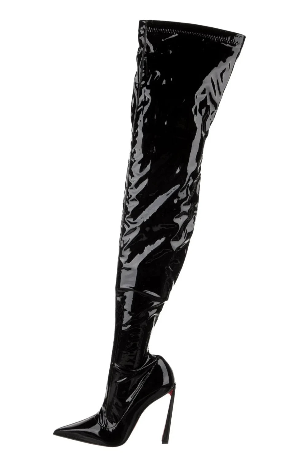 $3,000 LOUBOUTIN - CONDORA Over-Knee 100mm Boots- 40EU