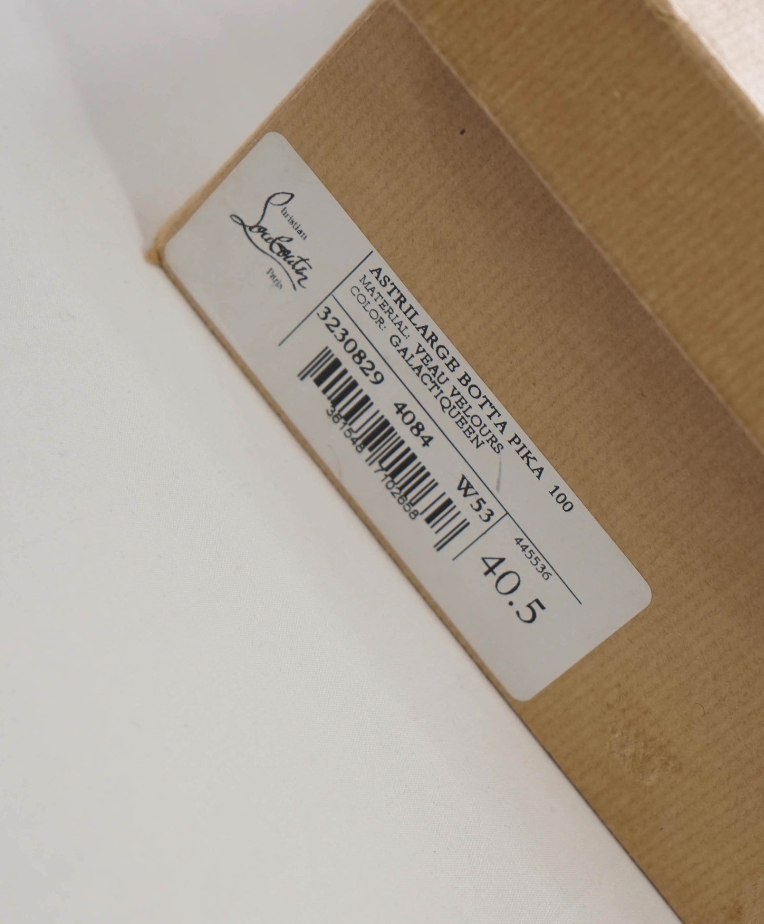 $3,995 LOUBOUTIN -"ASTRILARGE PIKA" 100mm Knee Boots- 40.5EU