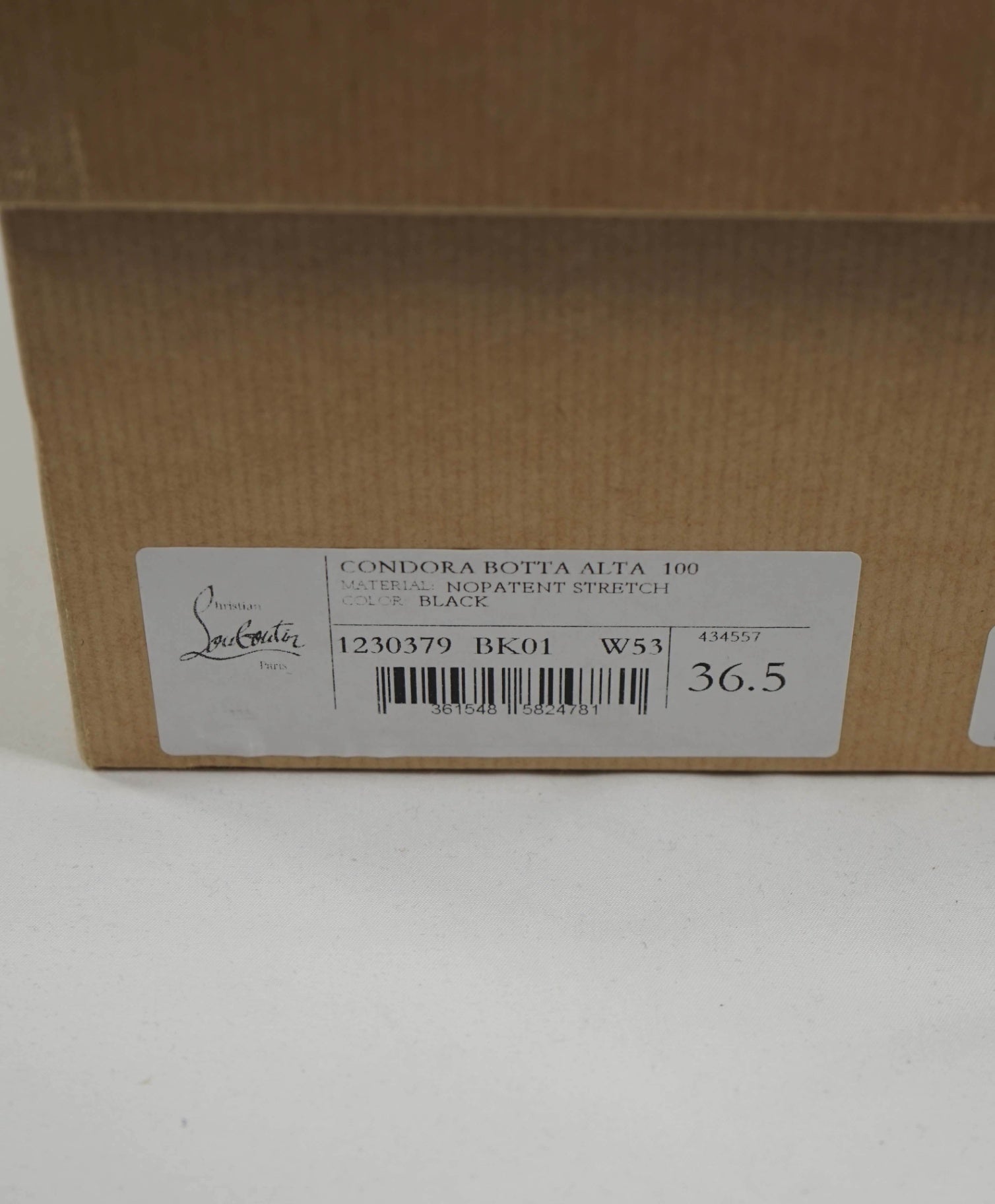 $3,000 LOUBOUTIN - CONDORA Over-Knee 100mm Boots- 36.5EU
