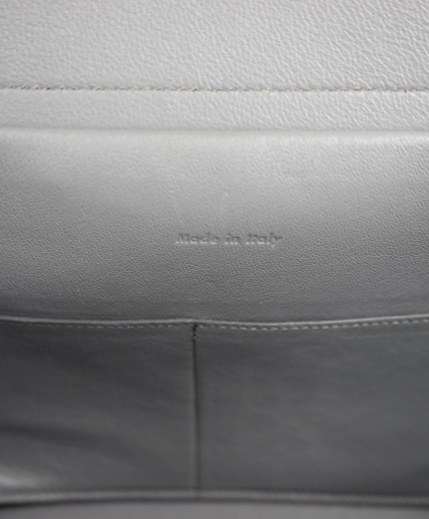 $2,450 CELINE - "THE KNOT" Calfskin Gray Leather Handbag - Mini