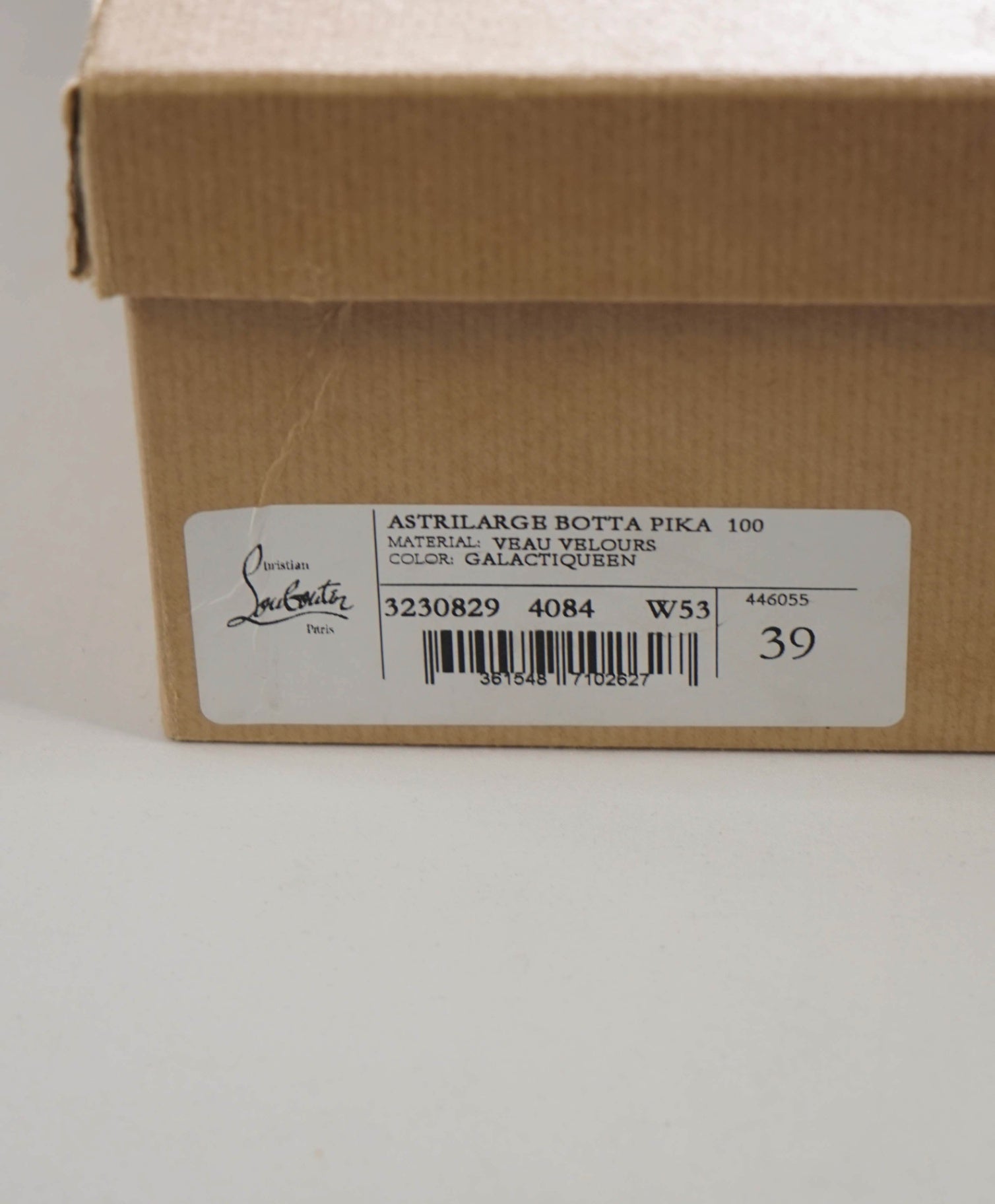 $3,995 LOUBOUTIN -"ASTRILARGE PIKA" 100mm Knee Boots - 39EU