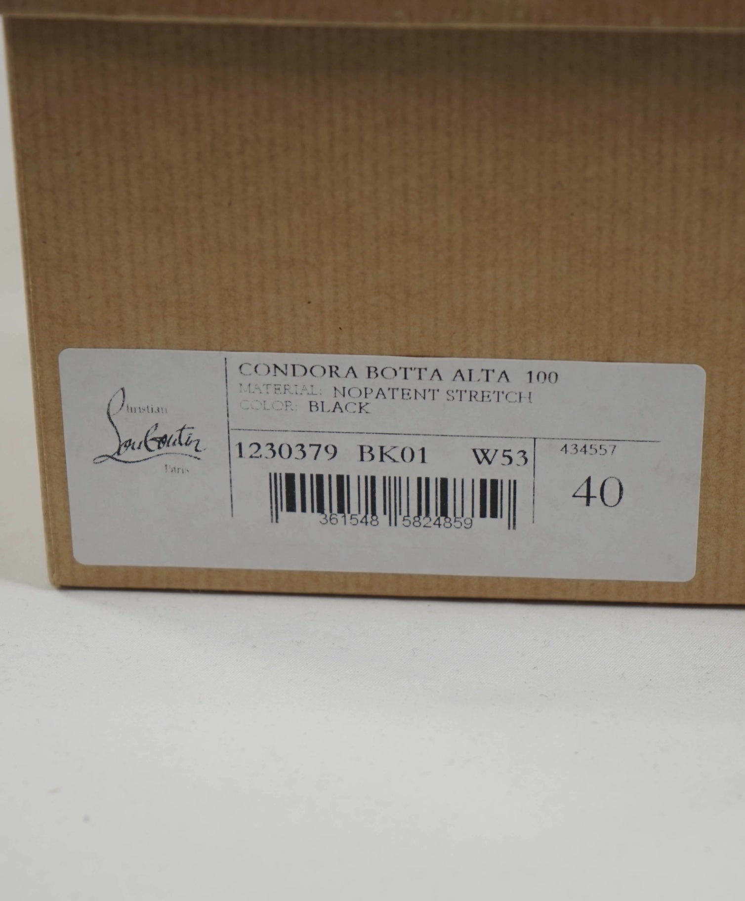 $3,000 LOUBOUTIN - CONDORA Over-Knee 100mm Boots- 40EU