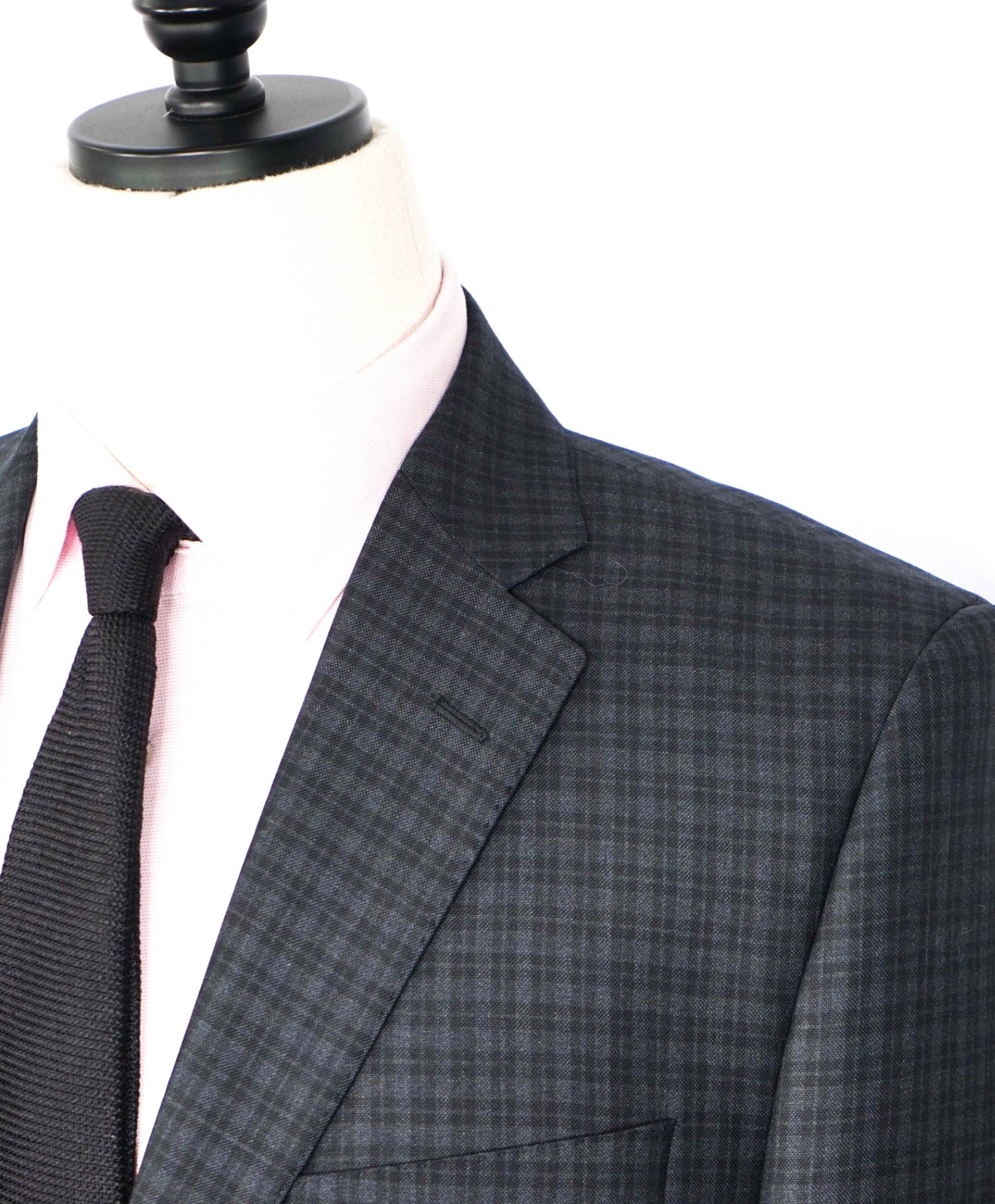 $995 ZEGNA "Traveller" For SFA - Navy Check Wool Suit - 42R