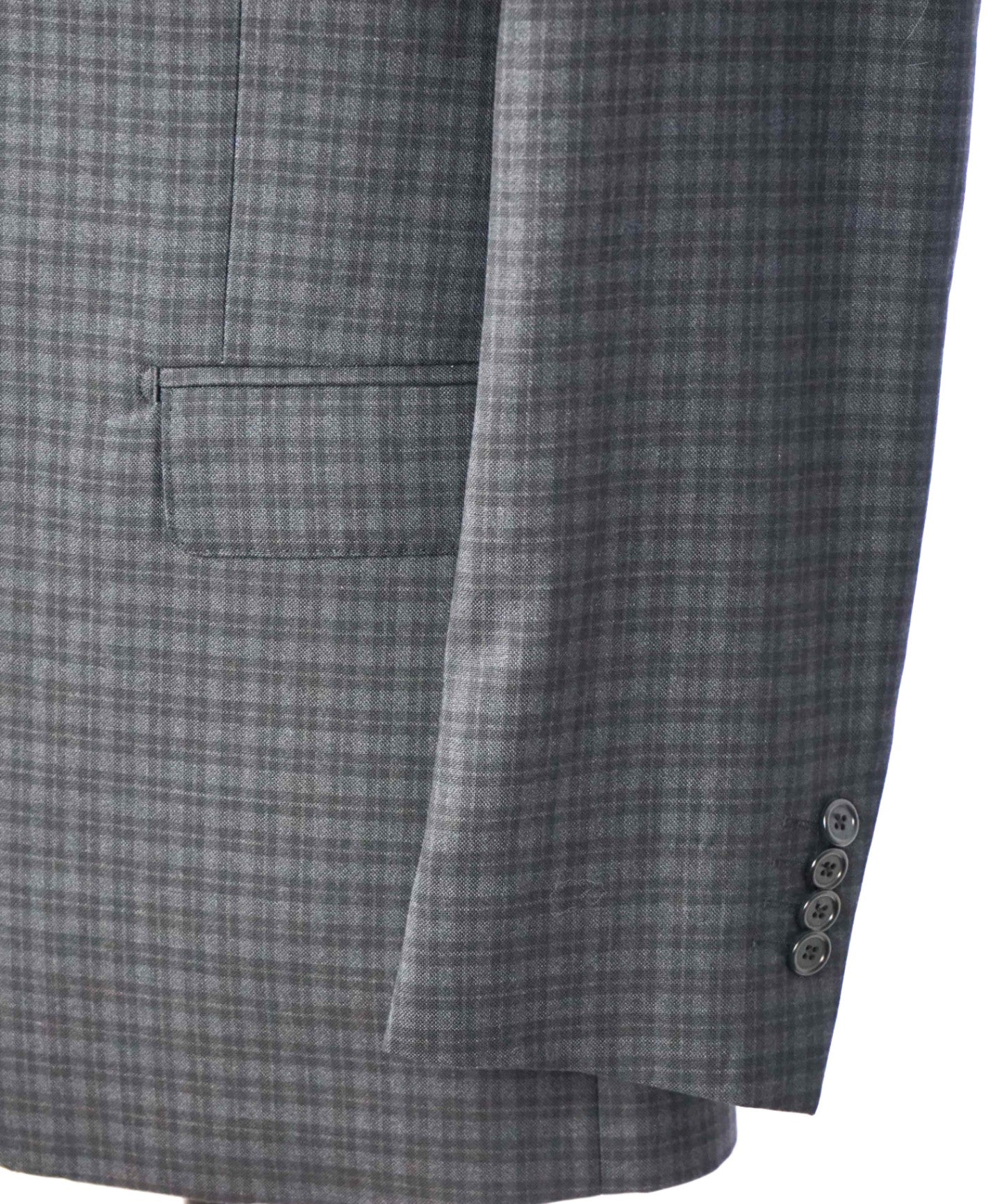 $995 ZEGNA "Traveller" For SFA - Navy Check Wool Suit - 42R