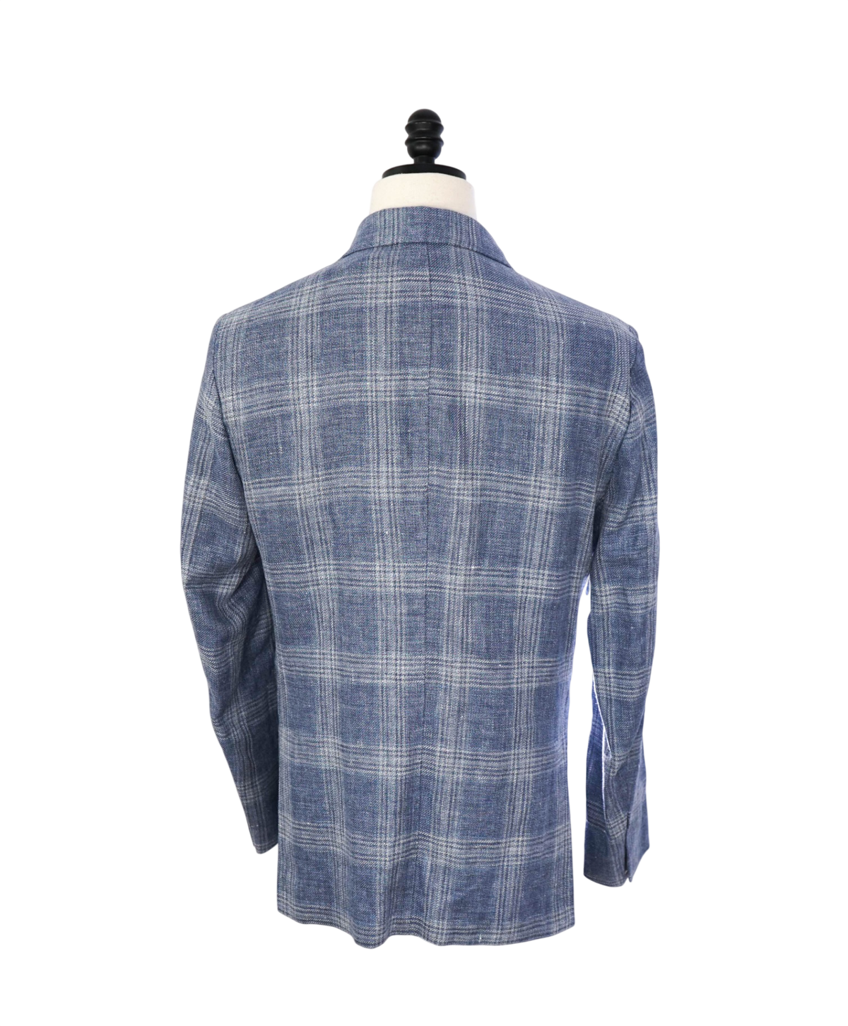 $1,995 CORNELIANI - Baby Blue Wool/Linen Coat Insert Blazer - 44R