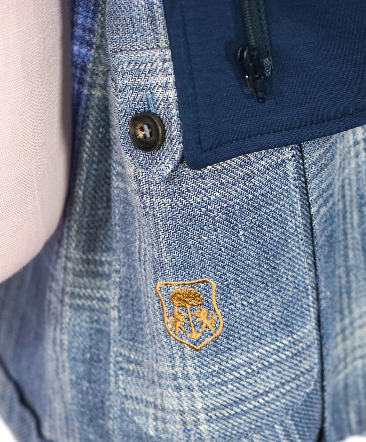 $1,995 CORNELIANI - Baby Blue Wool/Linen Coat Insert Blazer - 44R