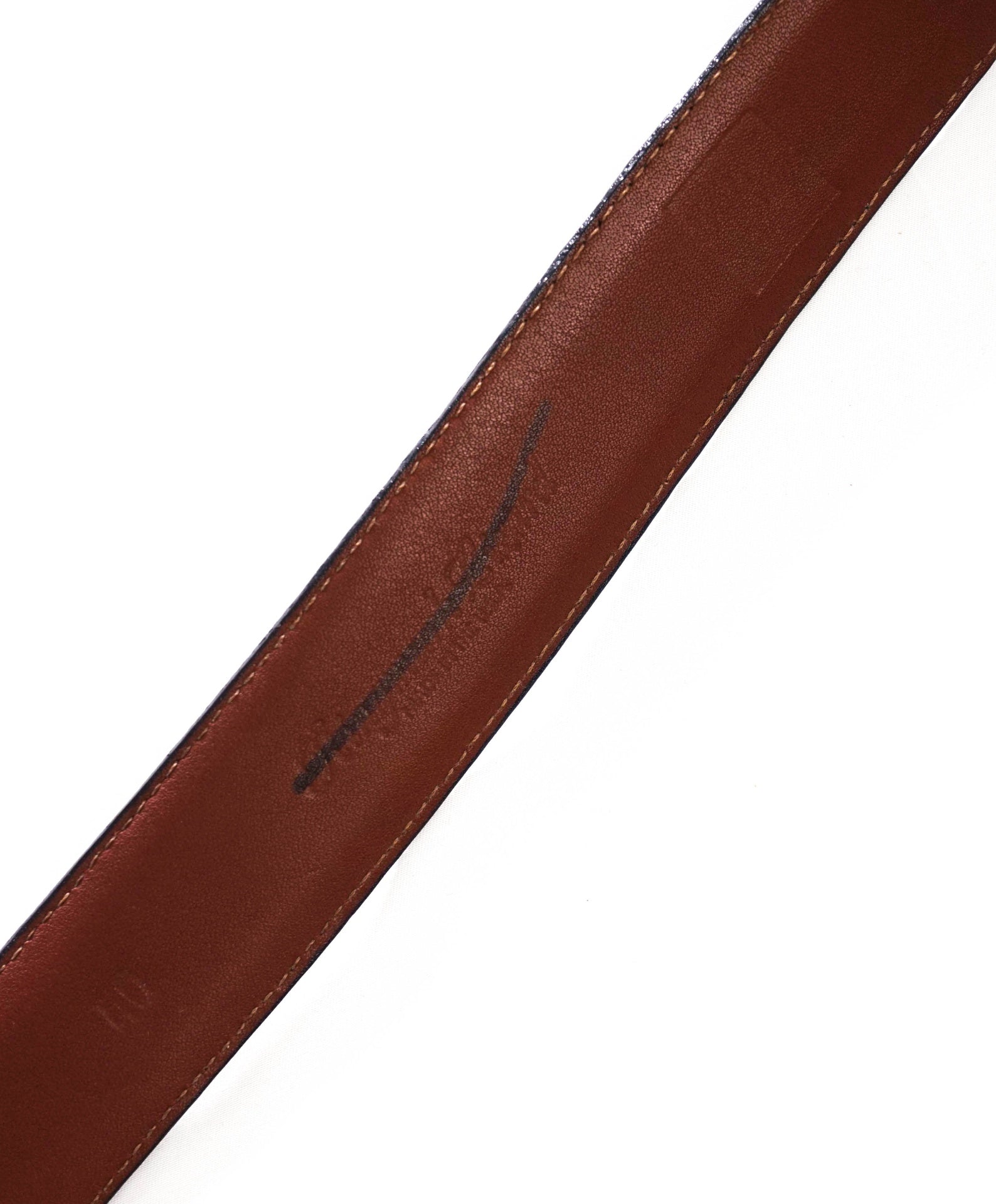 $200 RINGMARK - Black Lizard Belt - 40