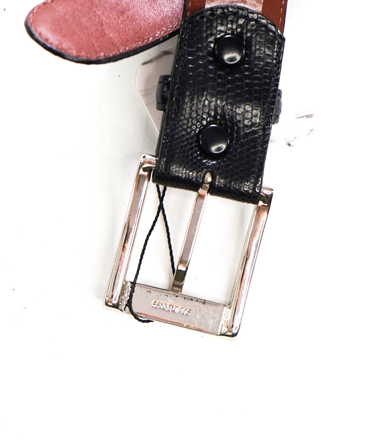 $200 RINGMARK - Black Lizard Belt - 40