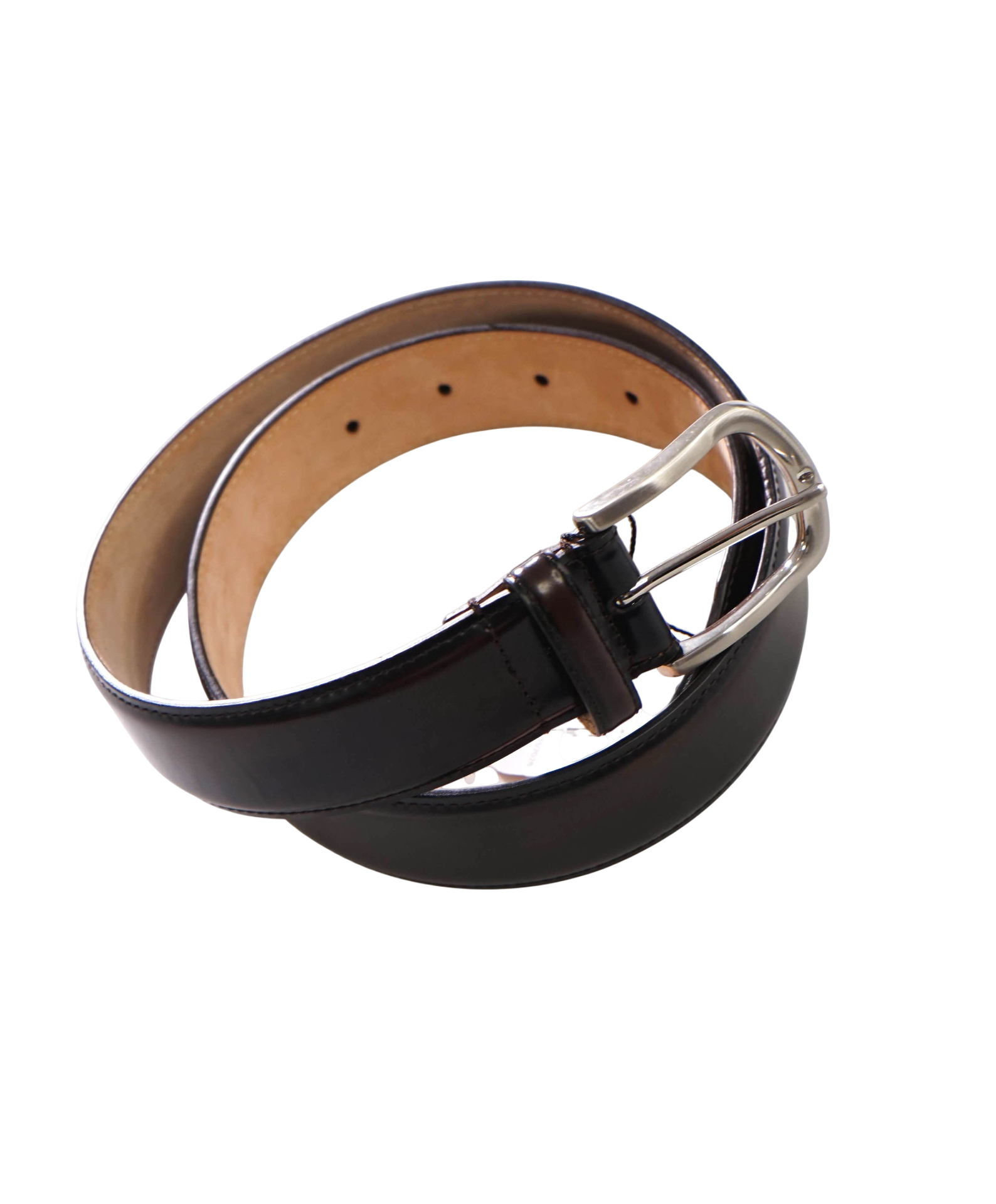 $160 SAKS FIFTH AVENUE - Brown Leather Belt - 30