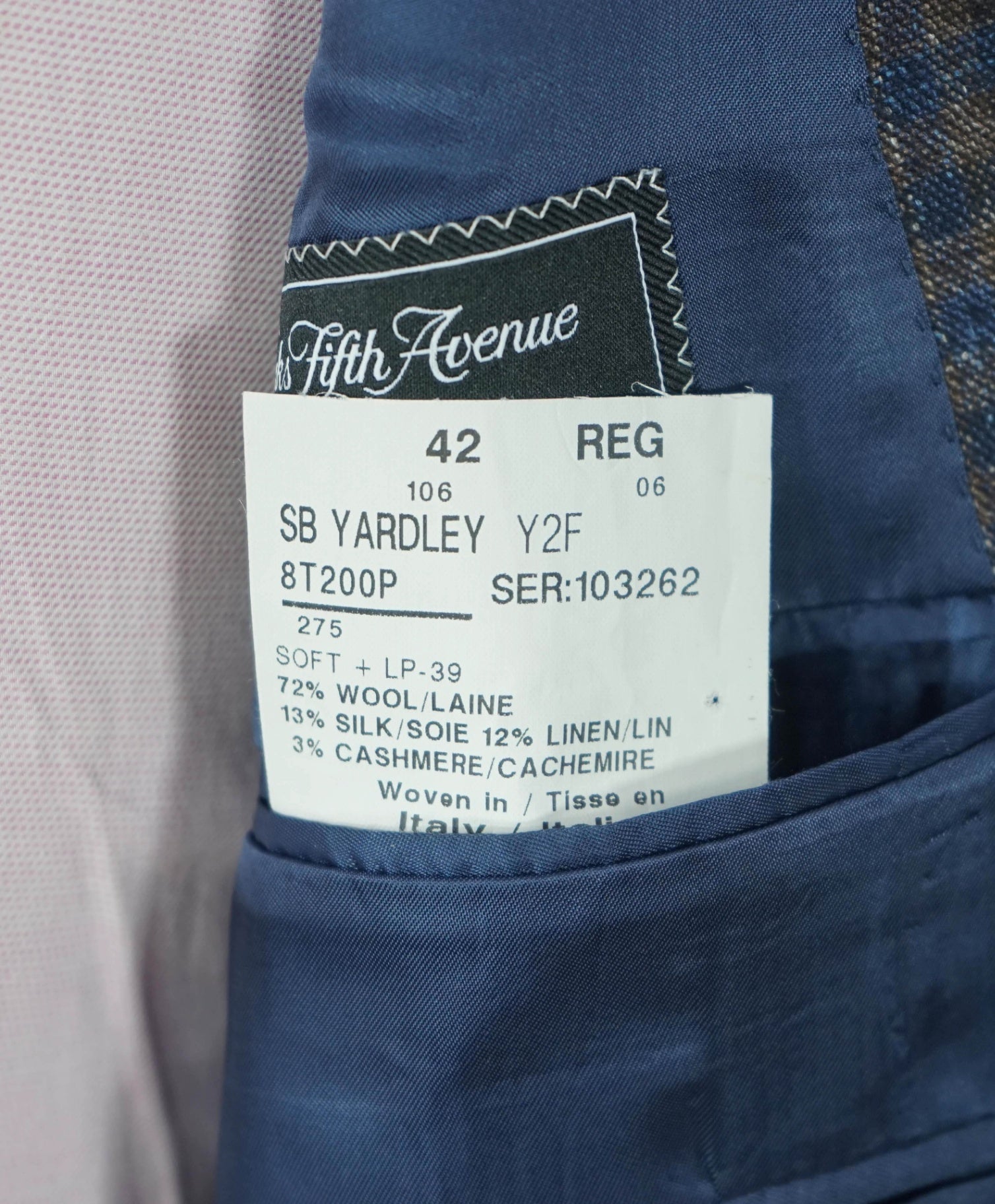 $1,295 LORO PIANA For SAMUELSOHN - Blazer - 42R