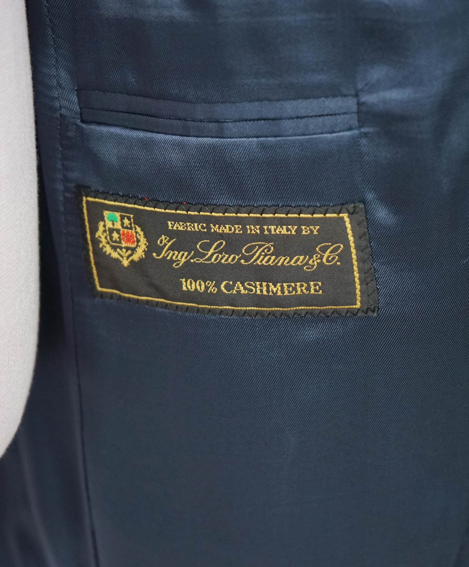 $1,295 LORO PIANA For SFA - Gray PURE Cashmere Blazer - 40R