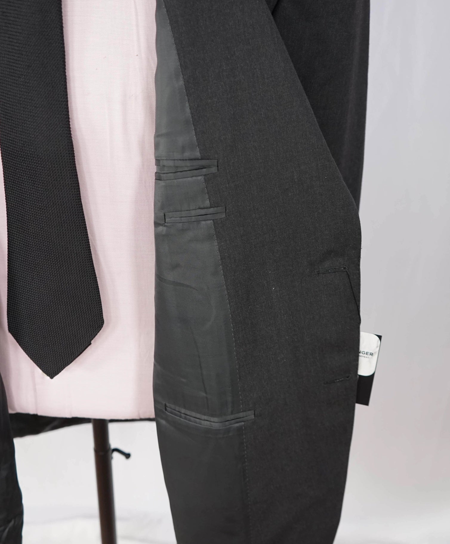 $1,895 CANALI - Solid Gray Wool Blazer - 52L US