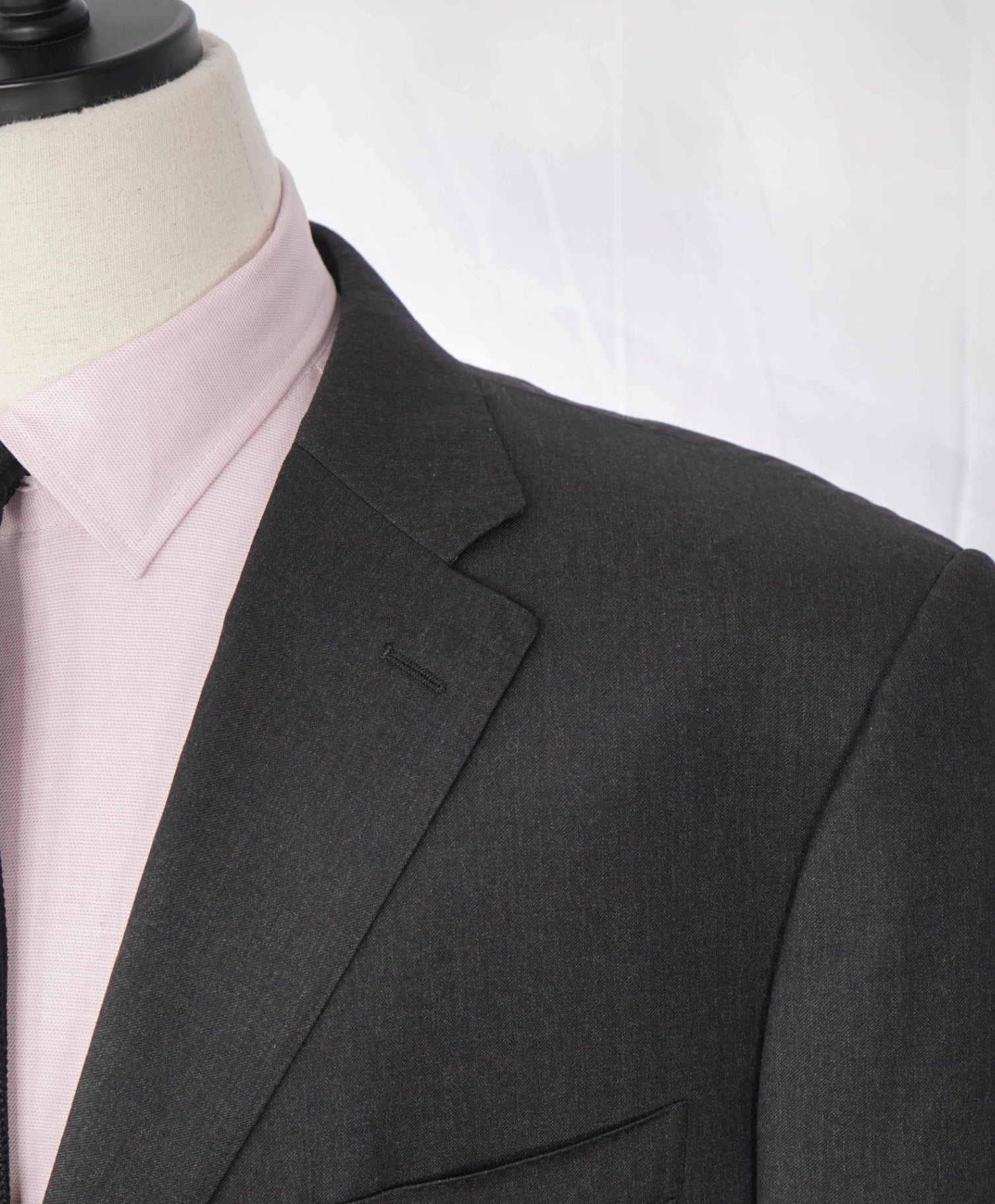 $1,895 CANALI - Solid Gray Wool Blazer - 52L US