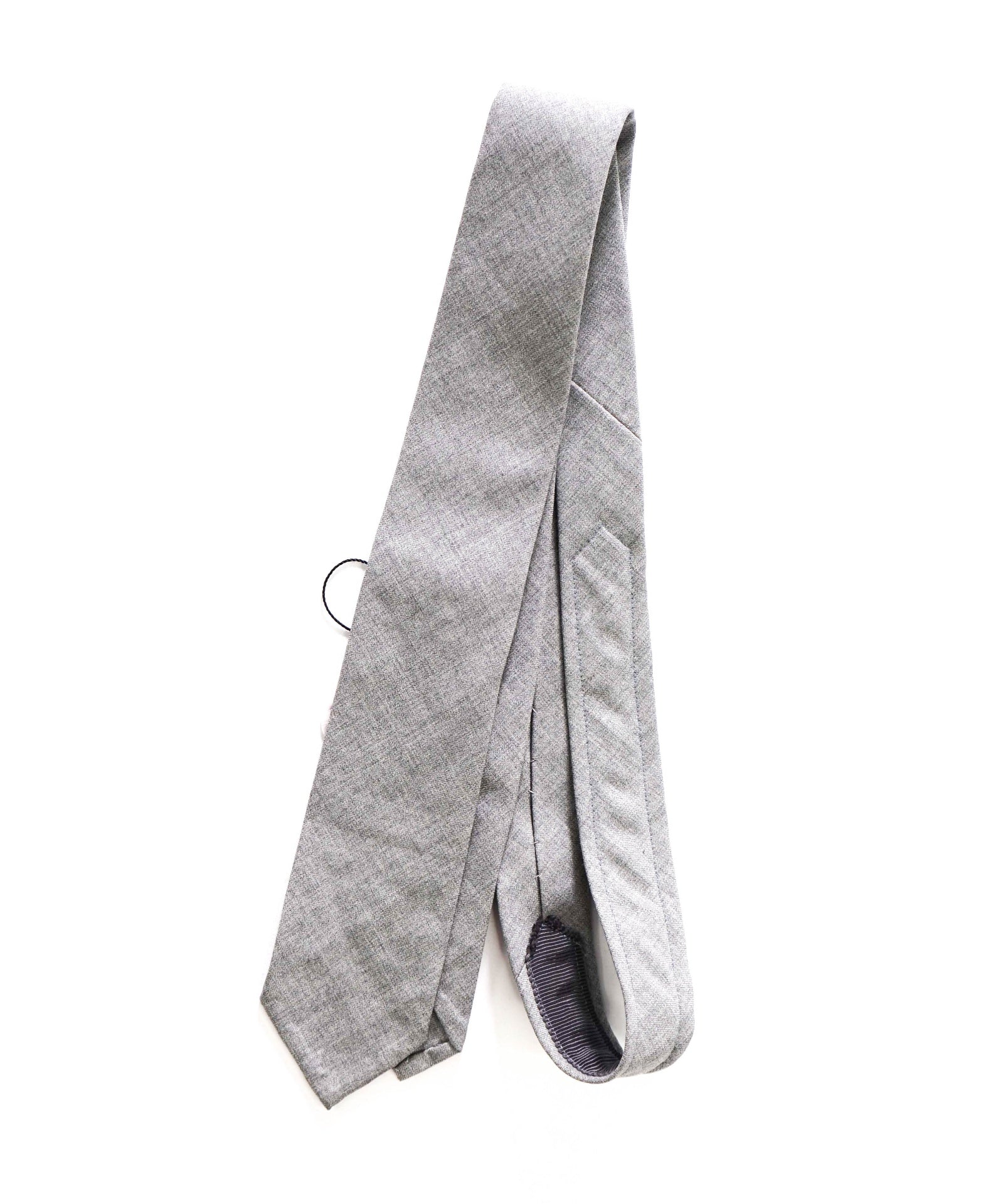 $190 THOM BROWNE - Solid Gray - 2.25" Tie